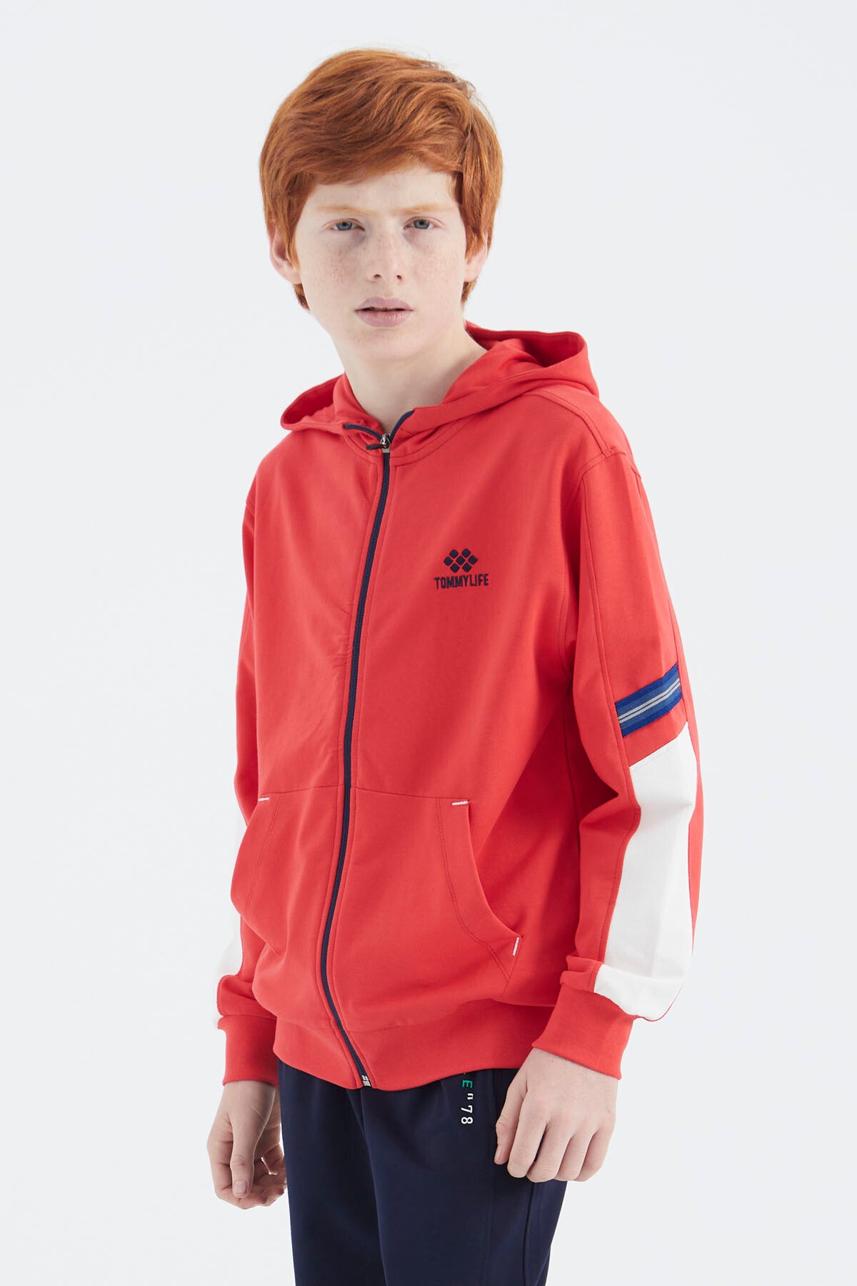 Fiesta Fermuarlı Erkek Çocuk Sweatshirt - 11180