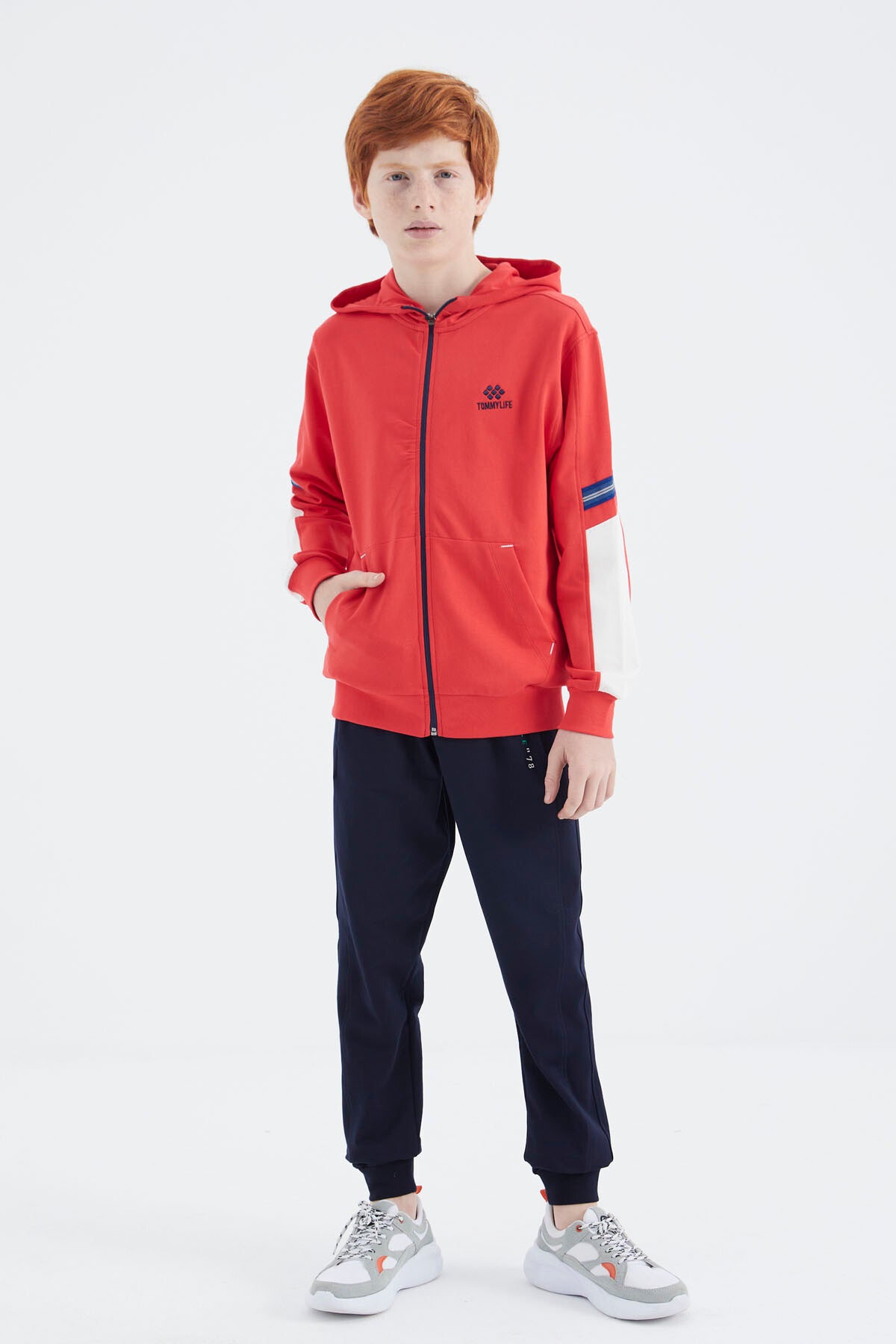 Fiesta Fermuarlı Erkek Çocuk Sweatshirt - 11180