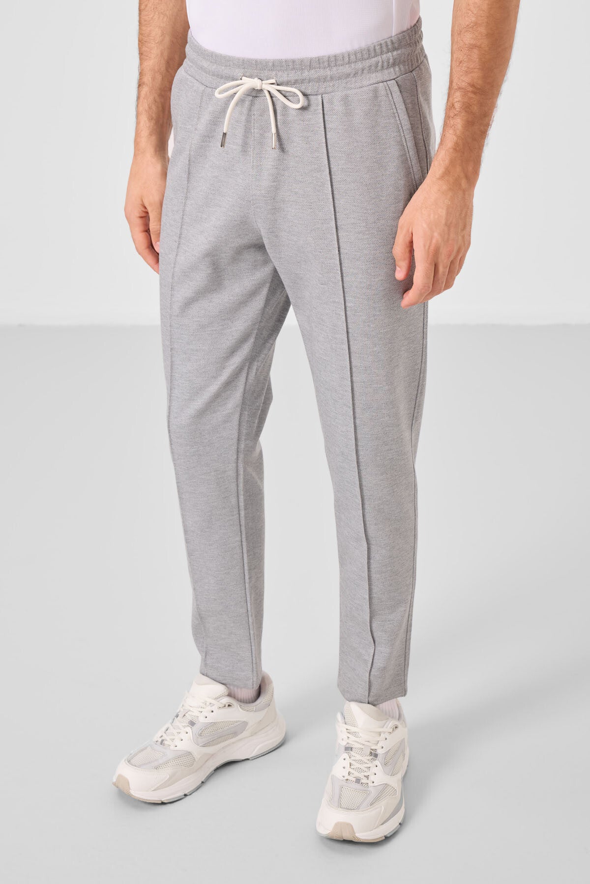 Gri Melanj Jogger Erkek Eşofman Altı - 82114