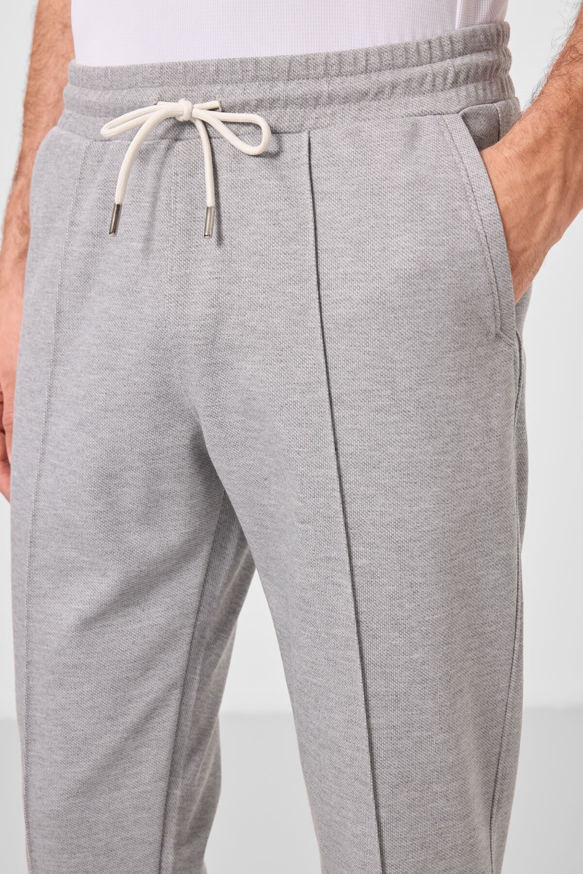 Gri Melanj Jogger Erkek Eşofman Altı - 82114