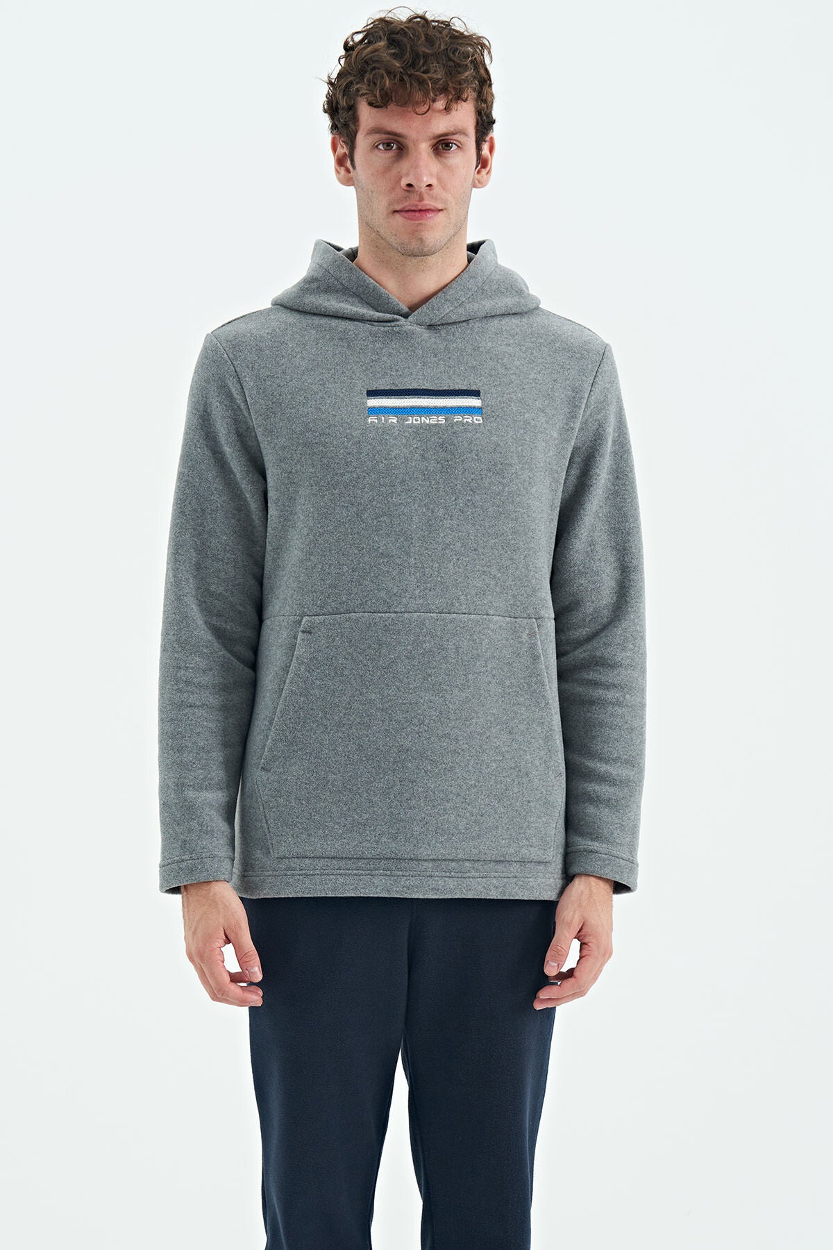 Hern Gri Melanj Erkek Polar Sweatshirt - 88301