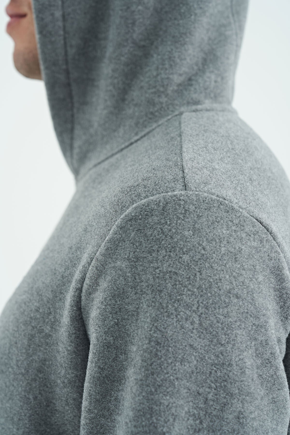 Hern Gri Melanj Erkek Polar Sweatshirt - 88301