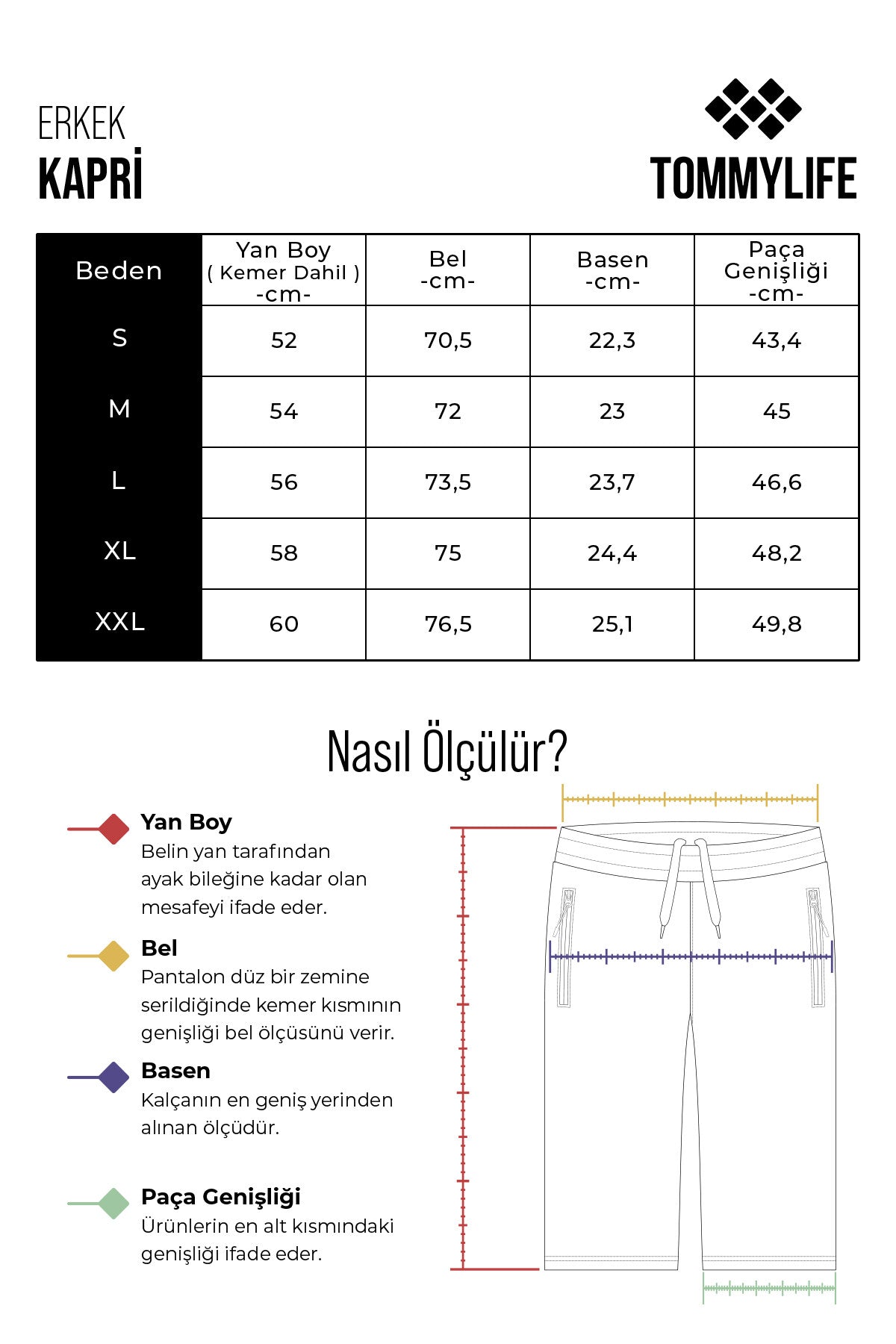 Gri Melanj Ön Cep Detaylı Standart Kalıp Klasik Paça Erkek Kapri - 83092