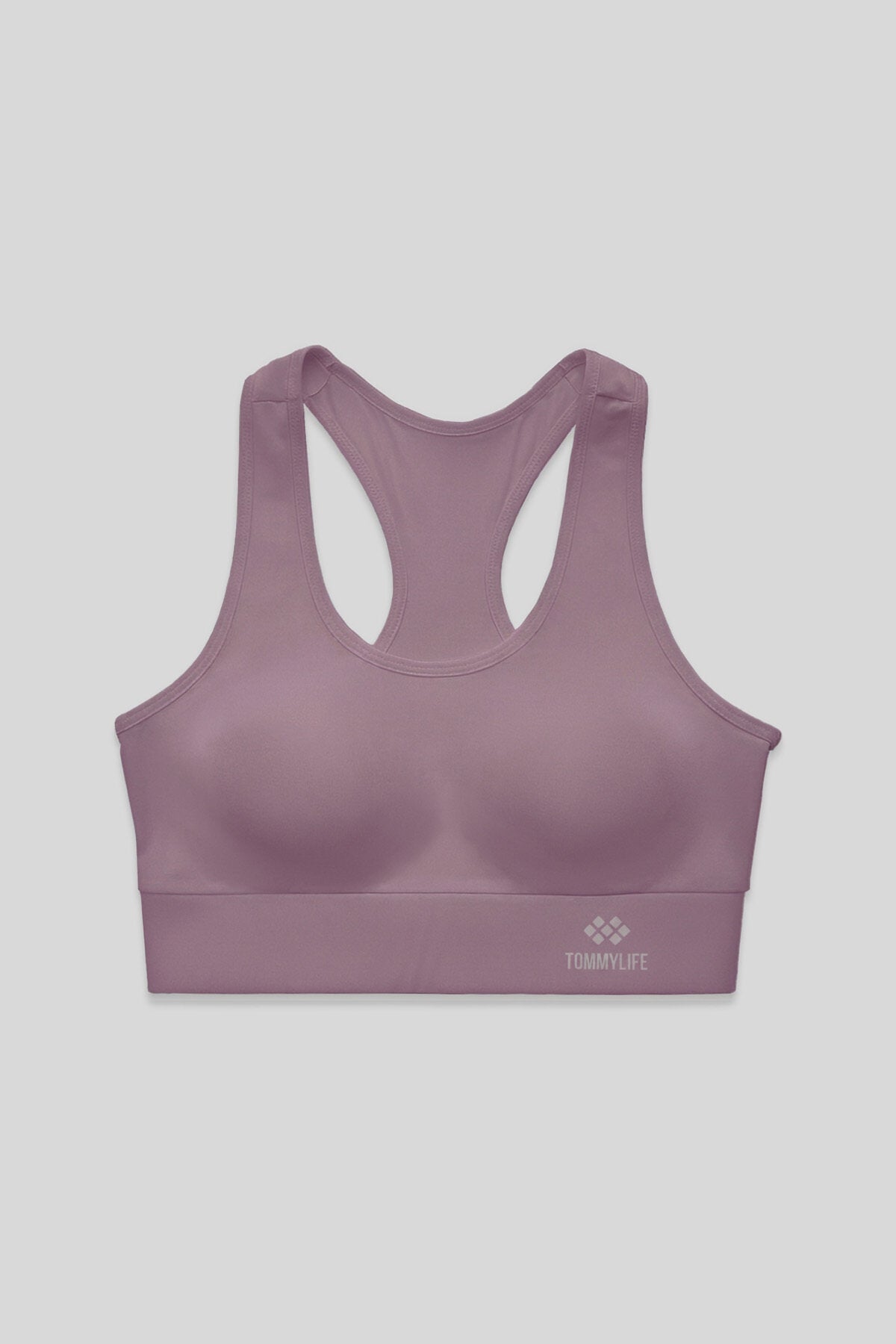 Gül Kurusu Sırt Detaylı Dar Kalıp U Yaka Kadın Spor Büstiyer - 97120