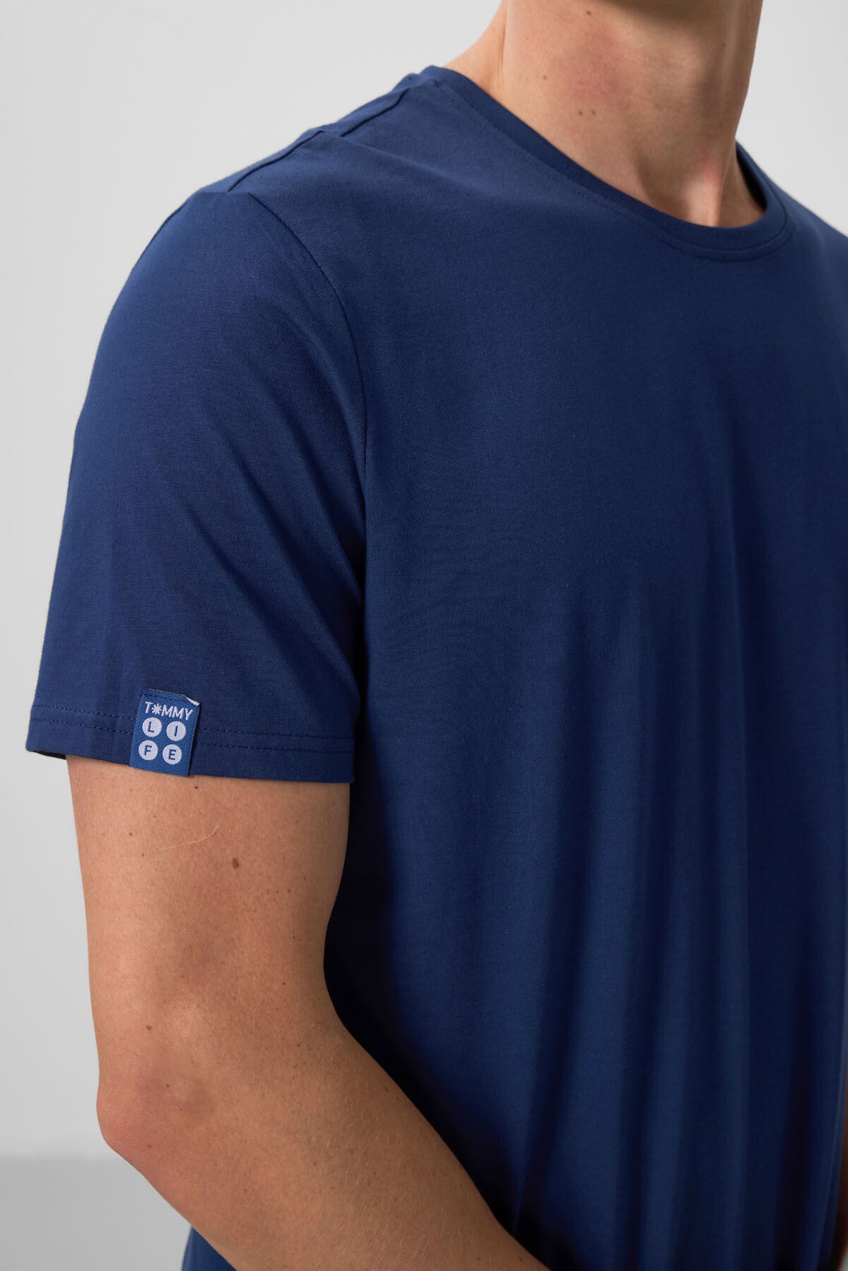 İndigo Erkek Basic Kısa Kol Standart Kalıp O Yaka T-shirt - 87911