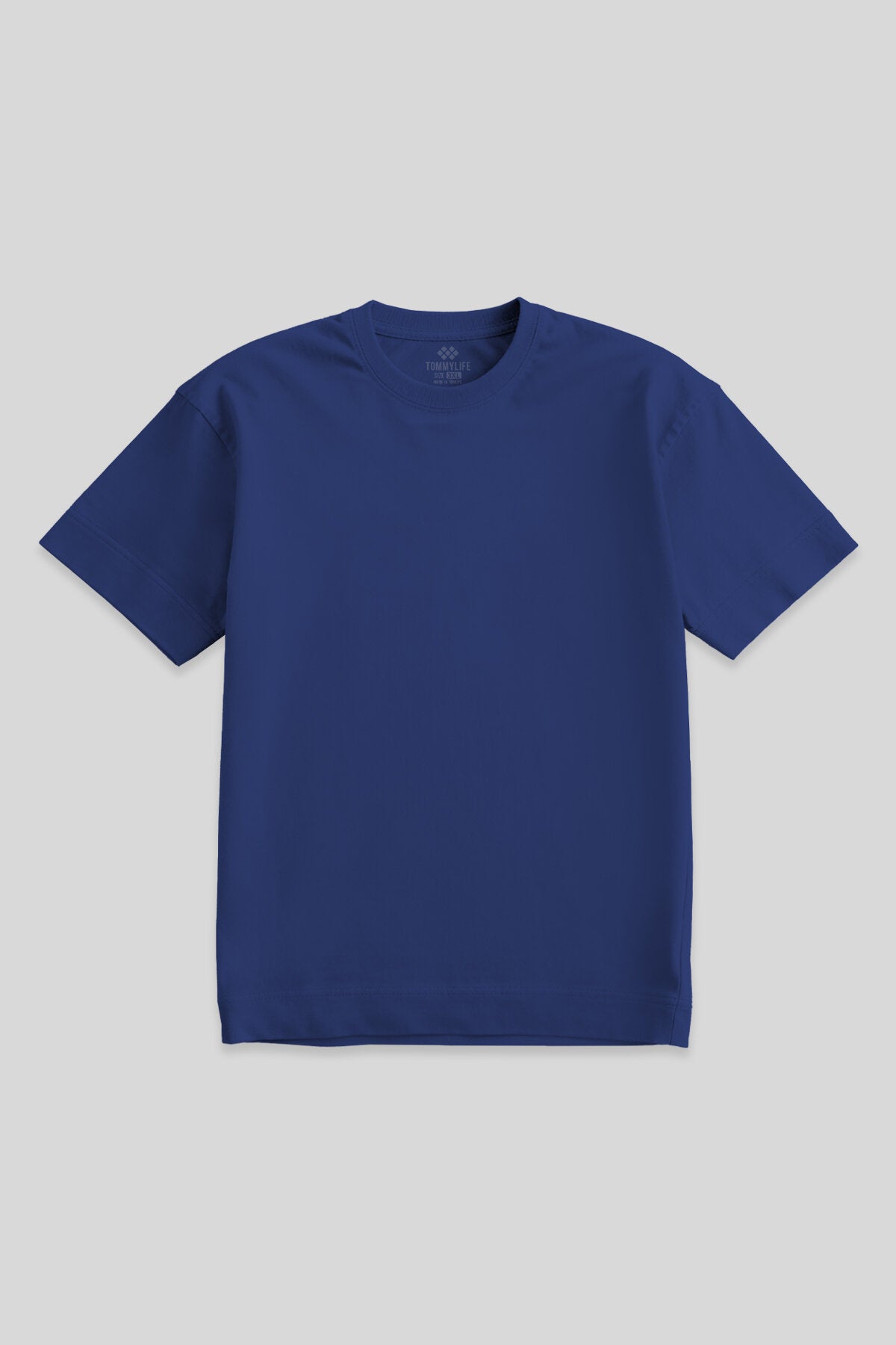 İndigo Basic Kısa Kol O Yaka Büyük Beden Erkek T-Shirt - 88072
