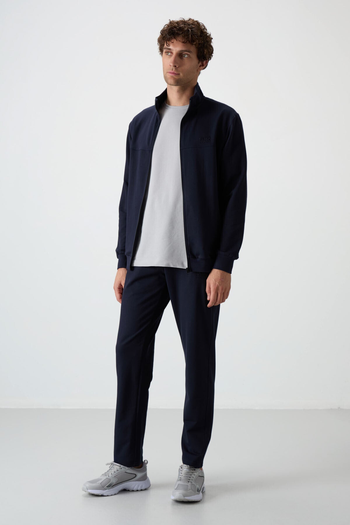 Troy İndigo Standart Kalıp Erkek Eşofman Takım - 85196