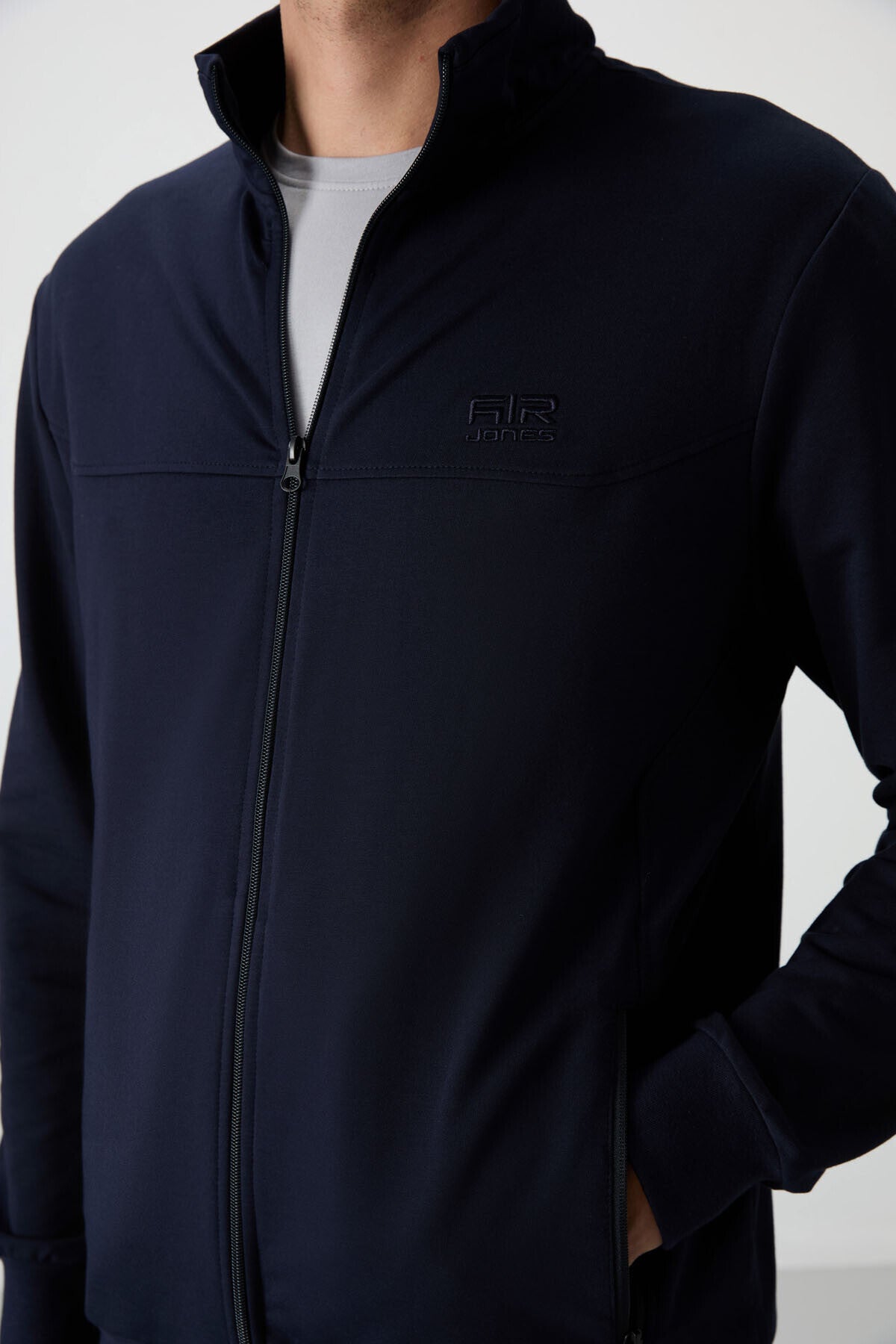 Troy İndigo Standart Kalıp Erkek Eşofman Takım - 85196