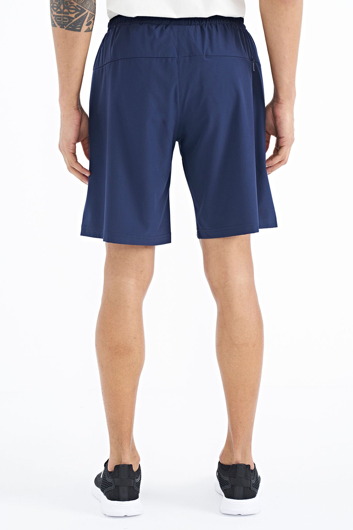 İndigo Yan Cep Detaylı Lastikli Erkek Şort - 81238