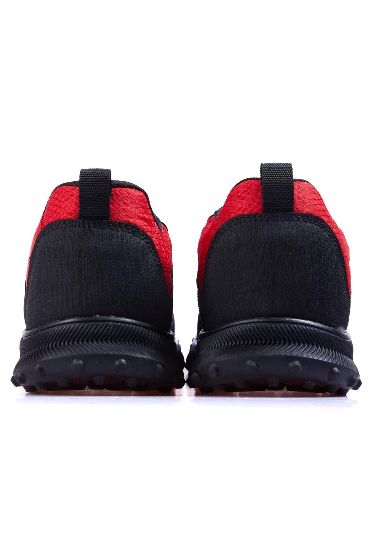 Kırmızı Bağcıklı File Detaylı Suni Deri Erkek Spor Ayakkabı - 89114