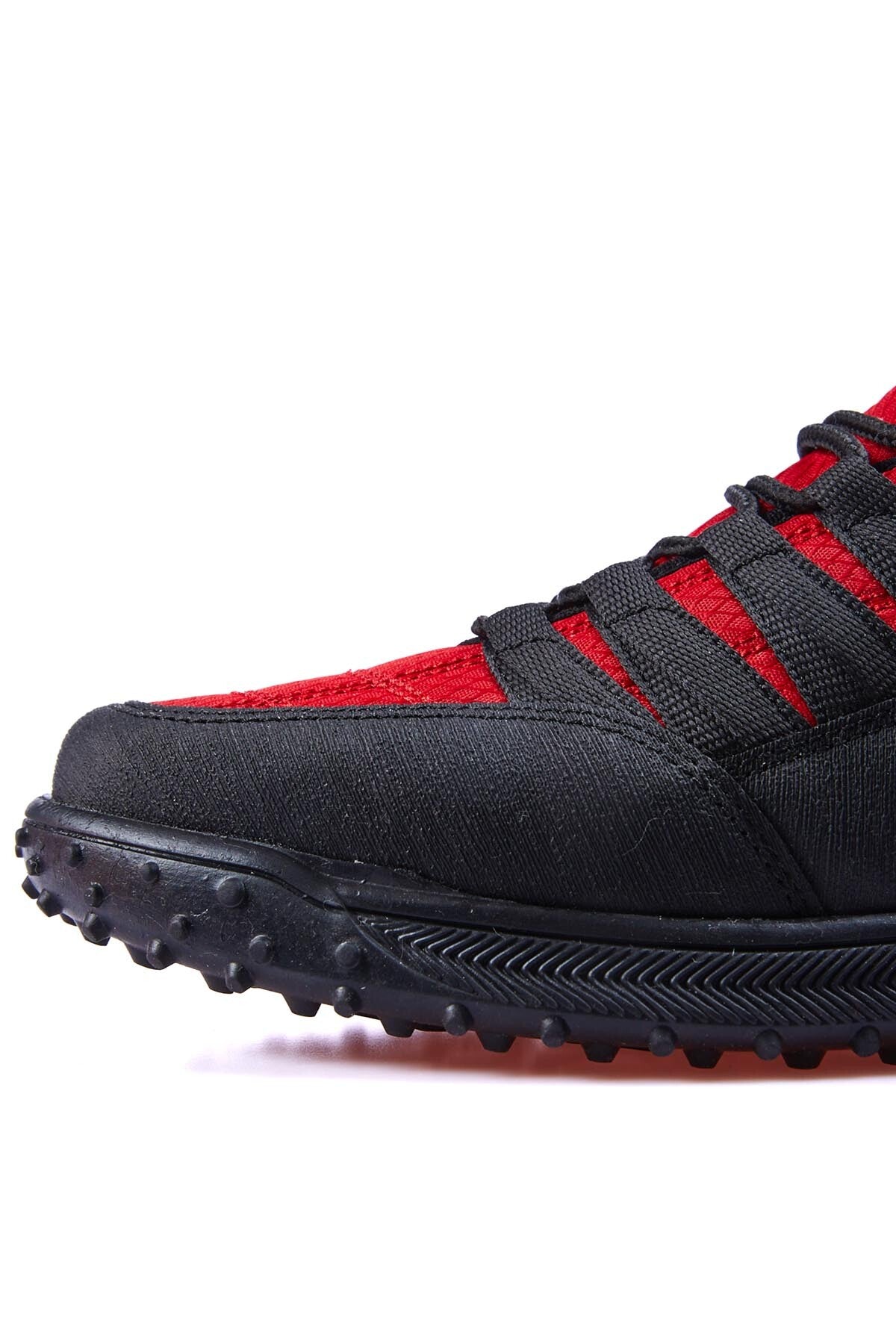 Kırmızı Bağcıklı File Detaylı Suni Deri Erkek Spor Ayakkabı - 89114