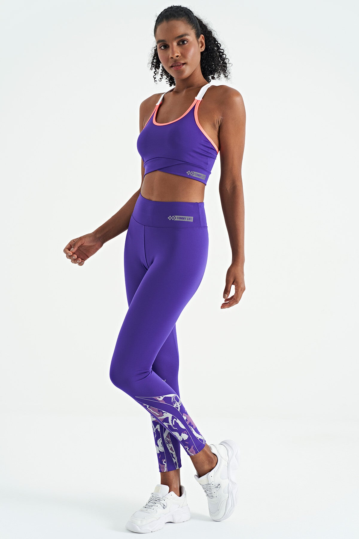 Koyu Mor Sırt Detaylı Askılı Dar Kalıp Kadın Büstiyer - 97254