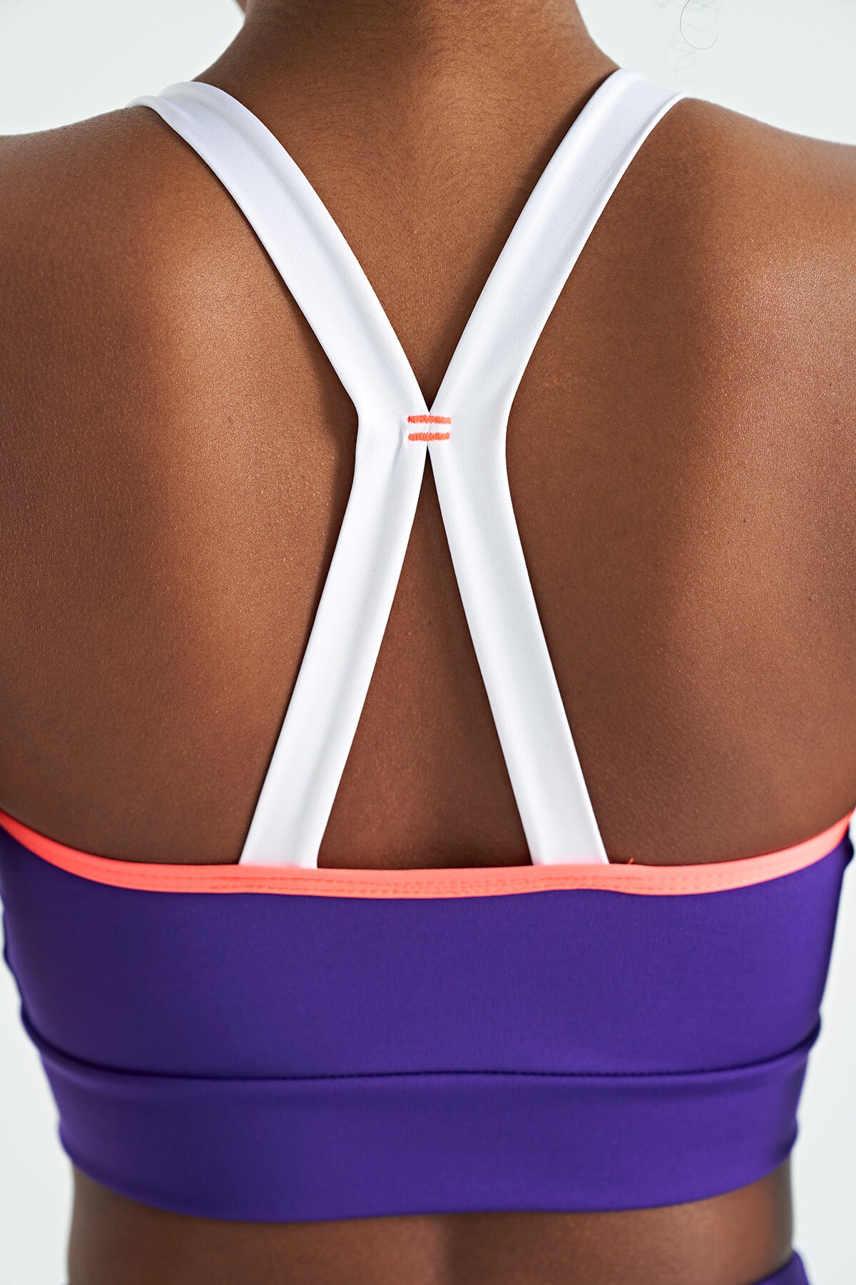 Koyu Mor Sırt Detaylı Askılı Dar Kalıp Kadın Büstiyer - 97254