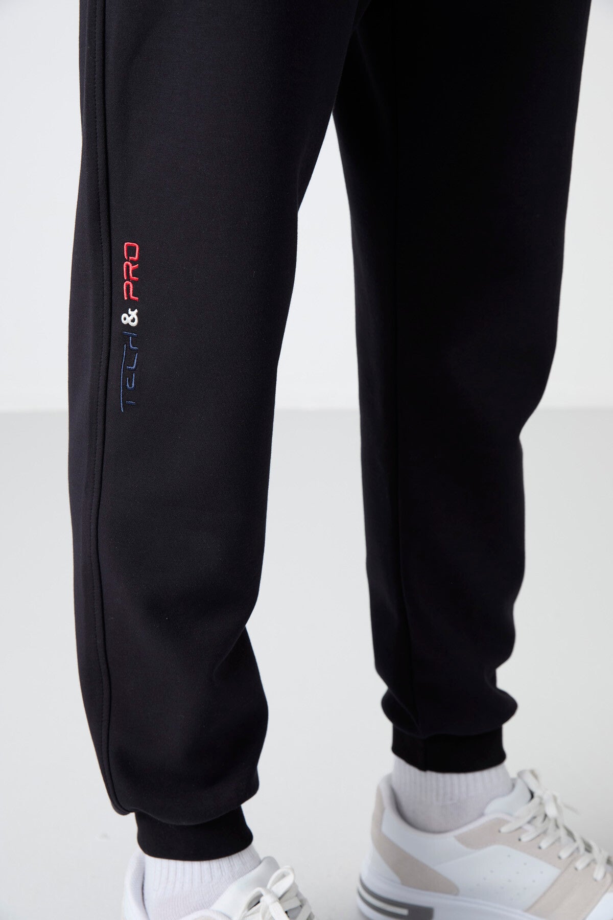 Lacivert Bağcıklı Dar Paça Erkek Eşofman Alt - 84999