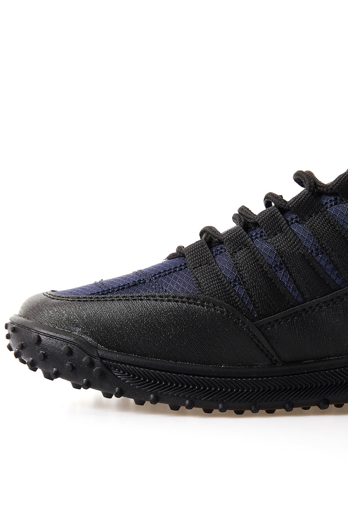 Lacivert Bağcıklı File Detaylı Suni Deri Erkek Spor Ayakkabı - 89114