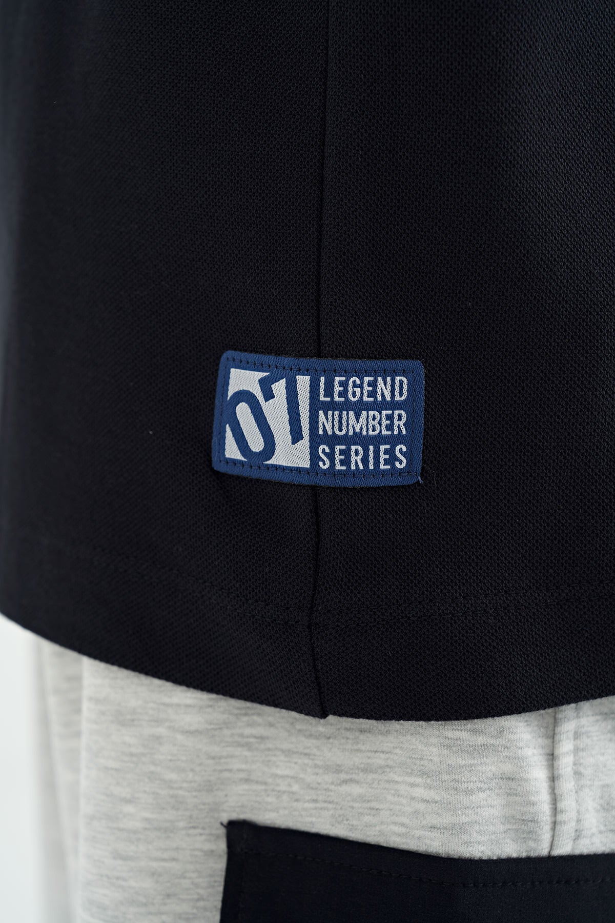 Lacivert Cep Detaylı O Yaka Standart Kalıp Erkek Çocuk T-Shirt - 11120