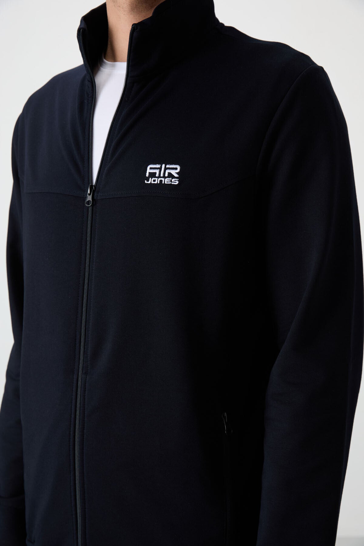 Troy Lacivert Standart Kalıp Erkek Eşofman Takım - 85196