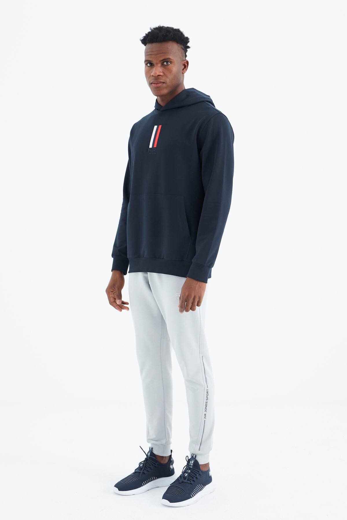 Harvey Lacivert Kapüşonlu Sweatshirt - 88309