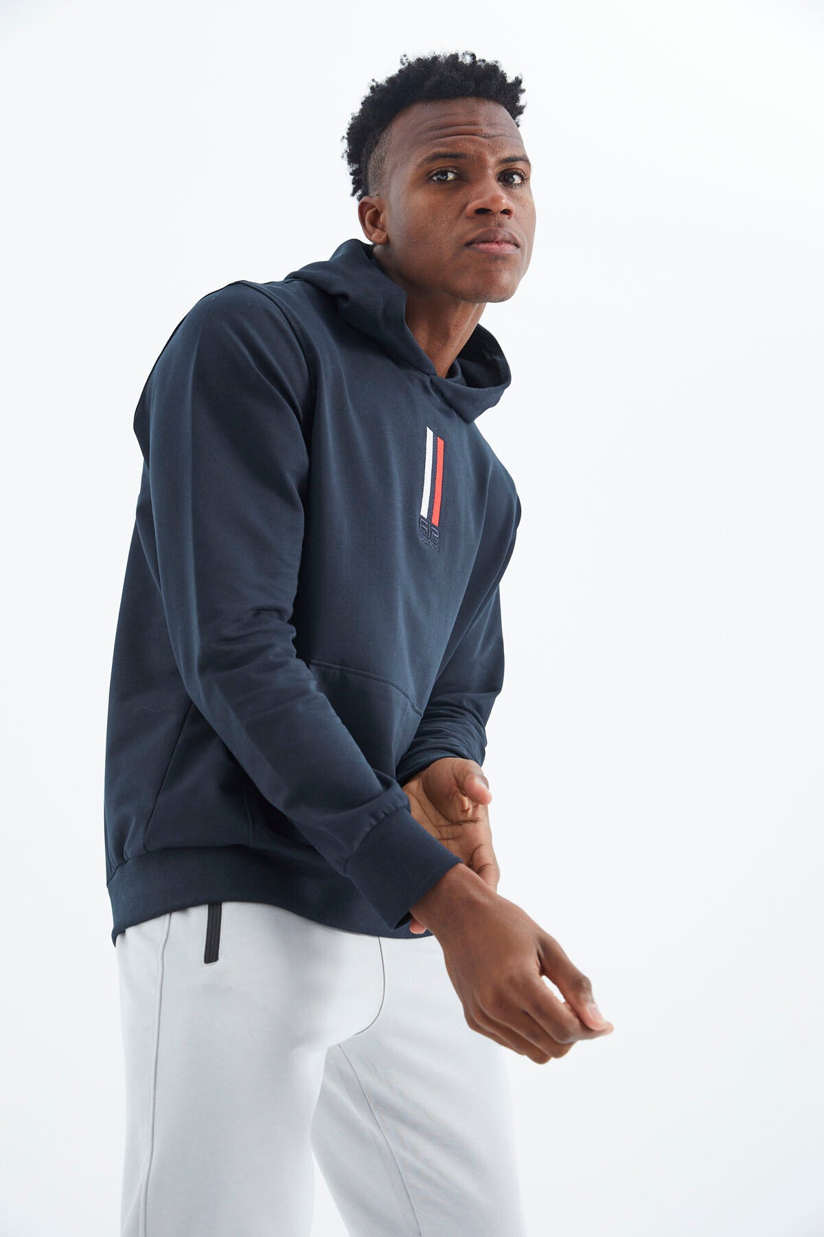 Harvey Lacivert Kapüşonlu Sweatshirt - 88309