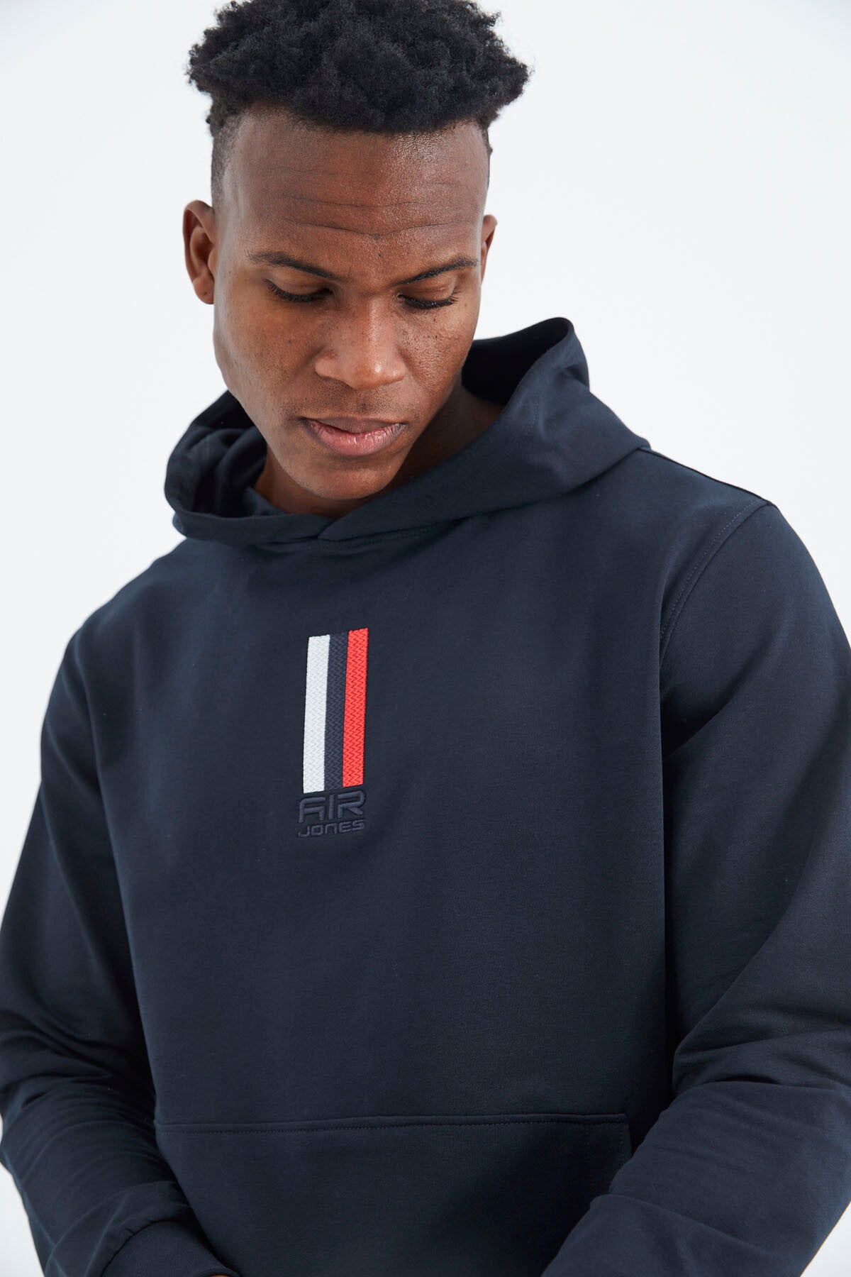 Harvey Lacivert Kapüşonlu Sweatshirt - 88309