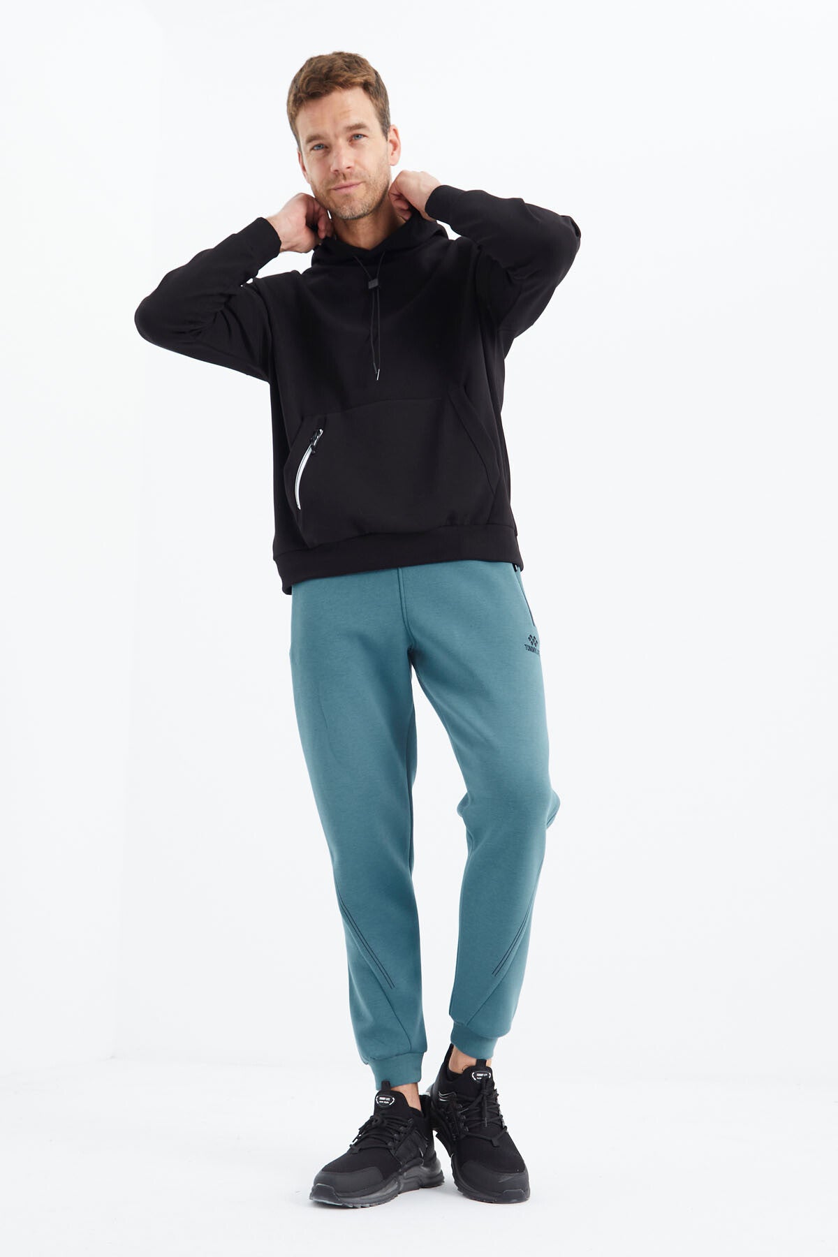 Orman Yeşili Bağcıklı Erkek Eşofman Alt - 82110