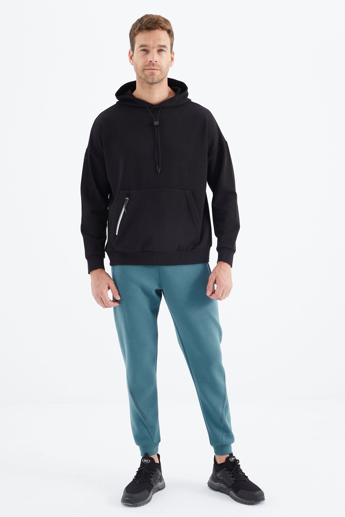 Orman Yeşili Bağcıklı Erkek Eşofman Alt - 82110