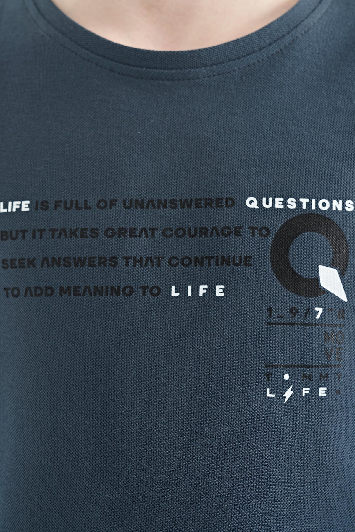 Orman Yeşili Baskı Detaylı O Yaka Standart Kalıp Erkek Çocuk T-Shirt - 11145