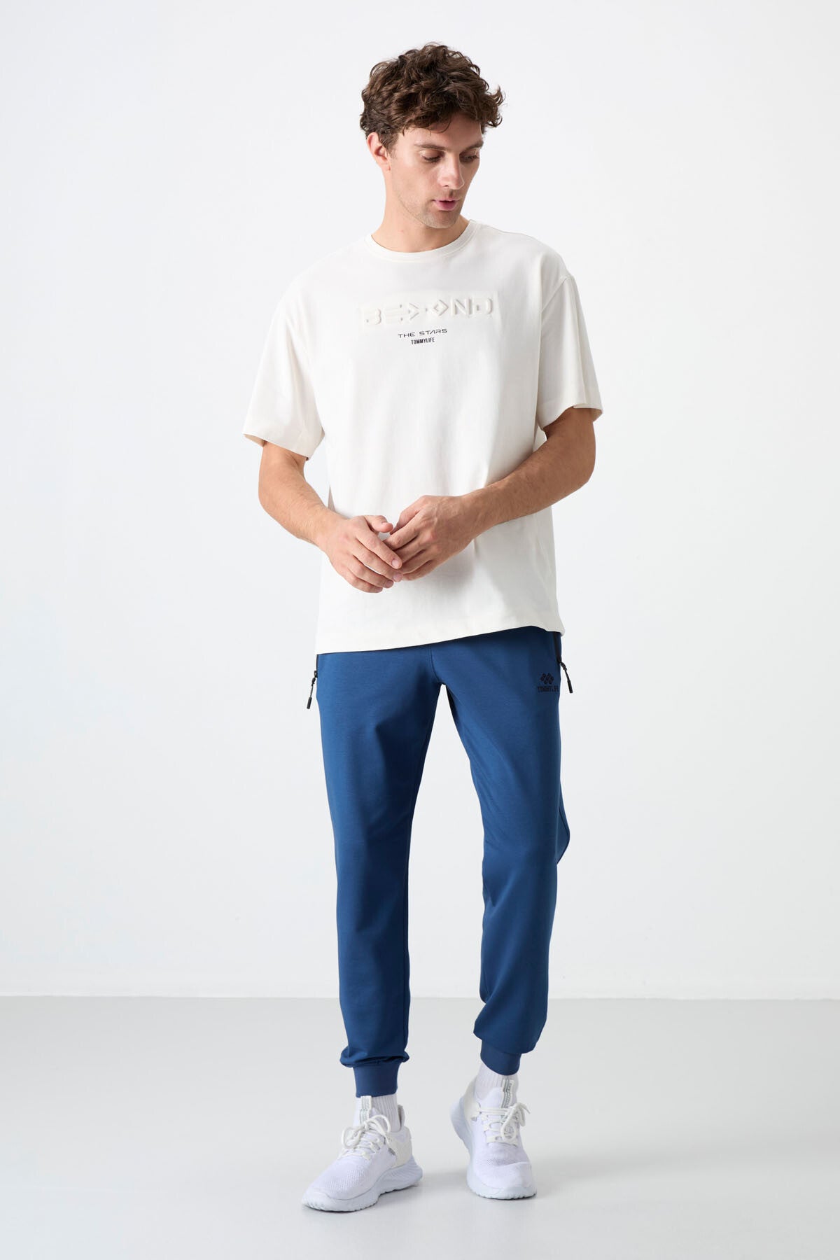 Parlament Fermuar Cepli Standart Kalıp Jogger Erkek Eşofman Alt - 84587