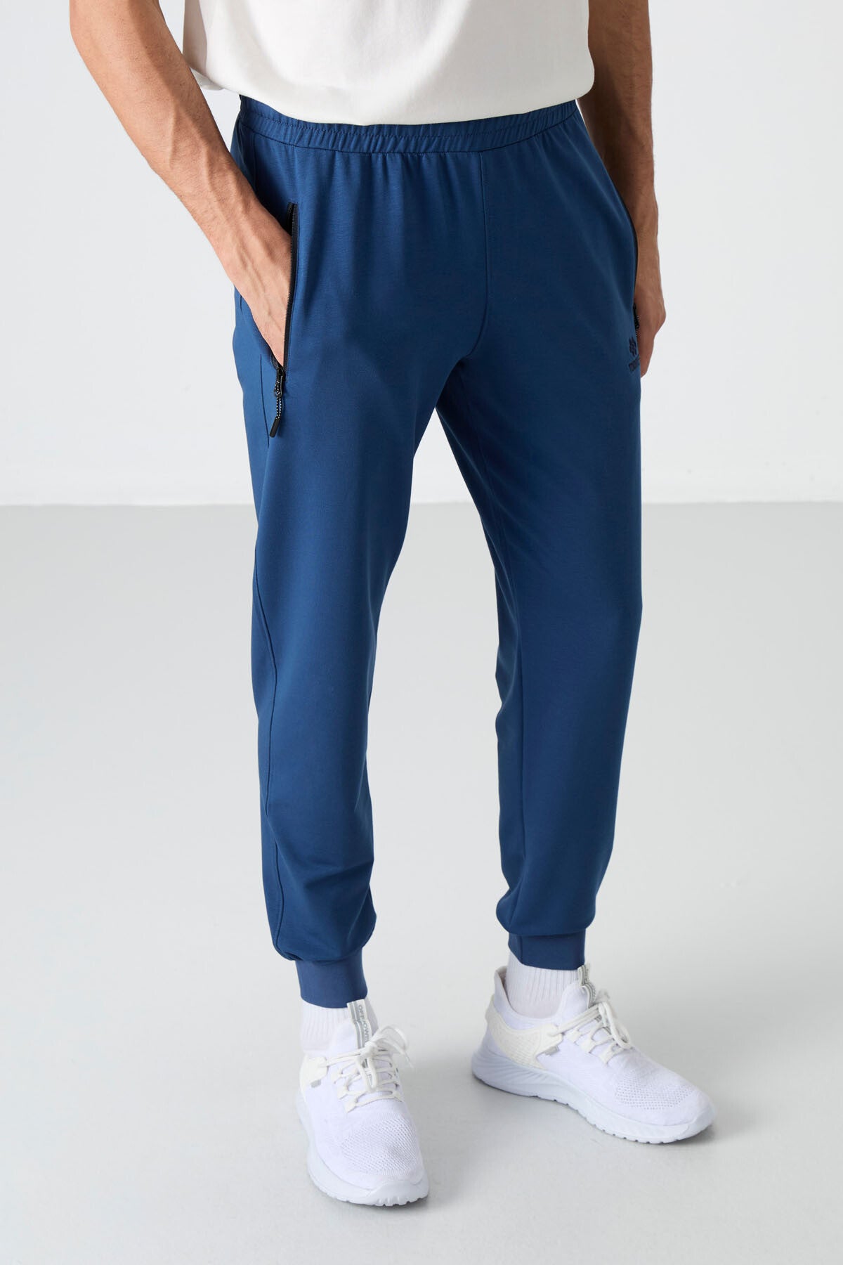 Parlament Fermuar Cepli Standart Kalıp Jogger Erkek Eşofman Alt - 84587