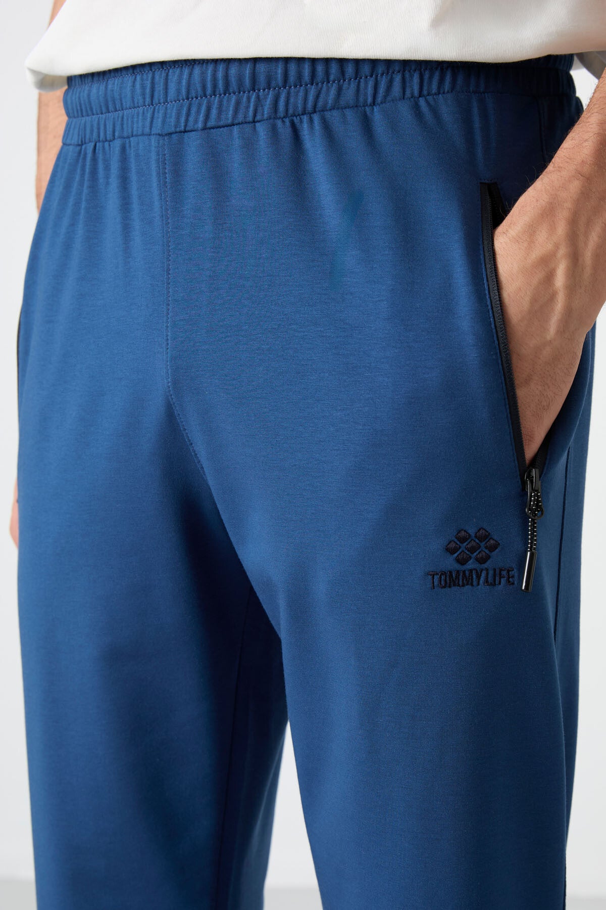 Parlament Fermuar Cepli Standart Kalıp Jogger Erkek Eşofman Alt - 84587