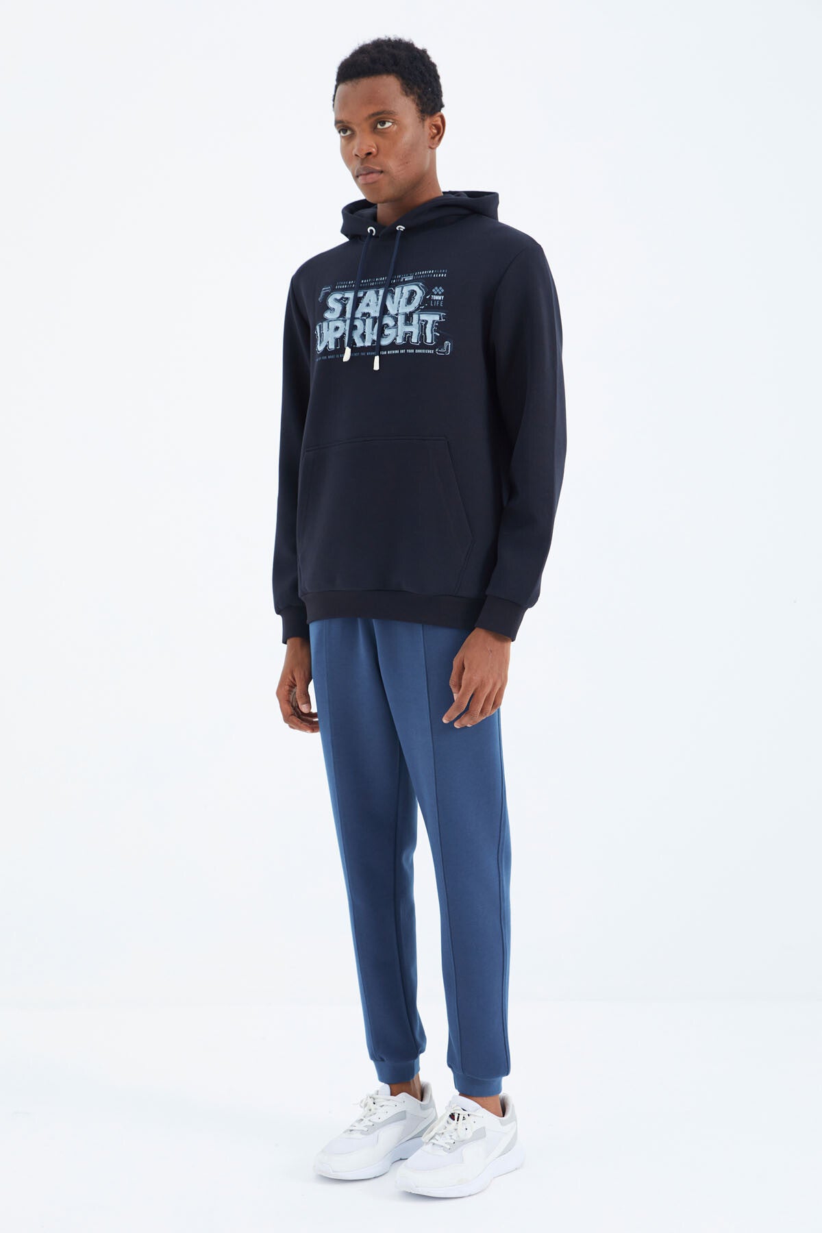 Parlament Bağcıklı Ön Dikiş Detaylı Standart Kalıp Erkek Eşofman Alt - 84994