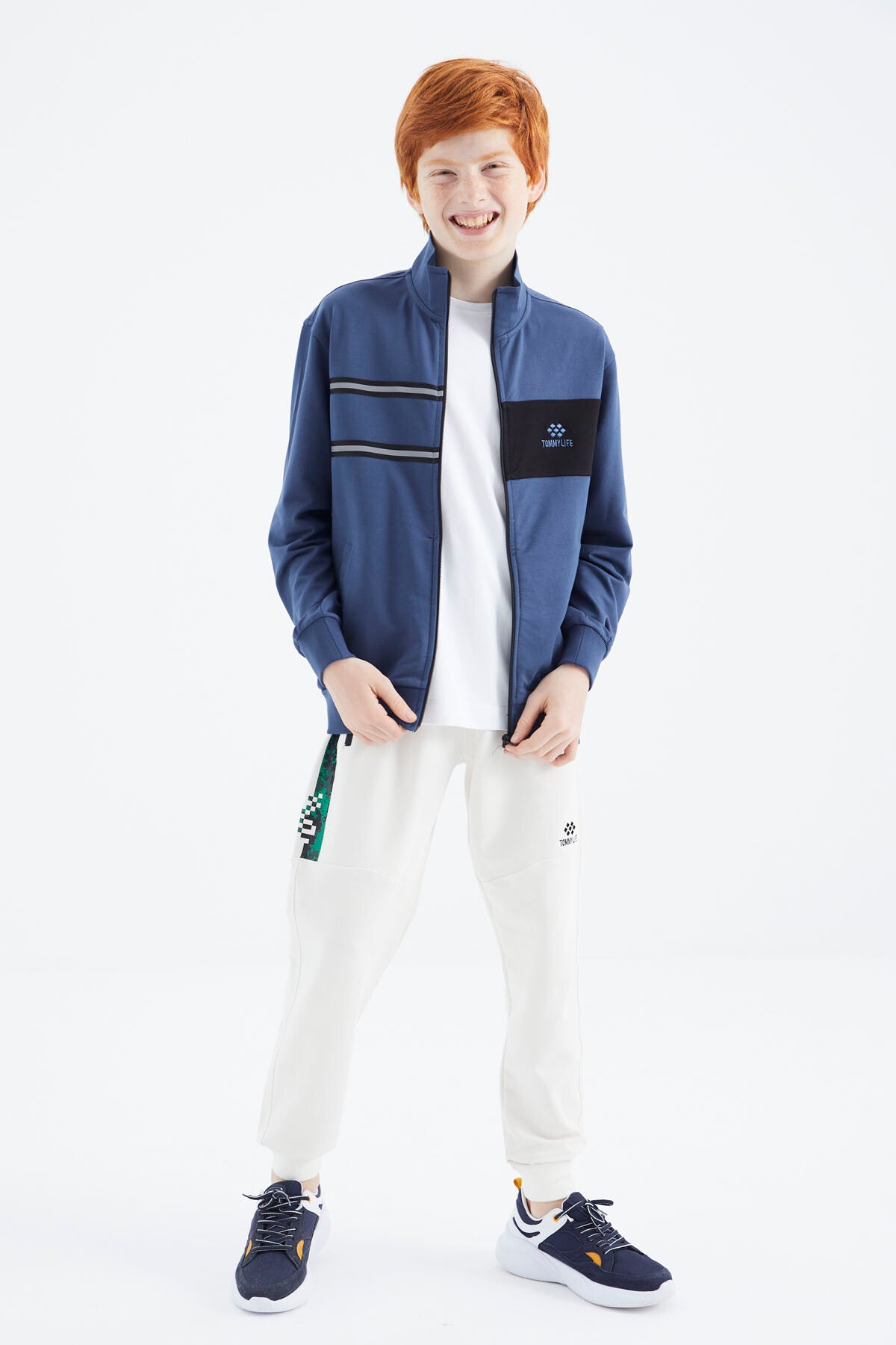 Parlament Dik Yaka Erkek Çocuk Sweatshirt - 11183