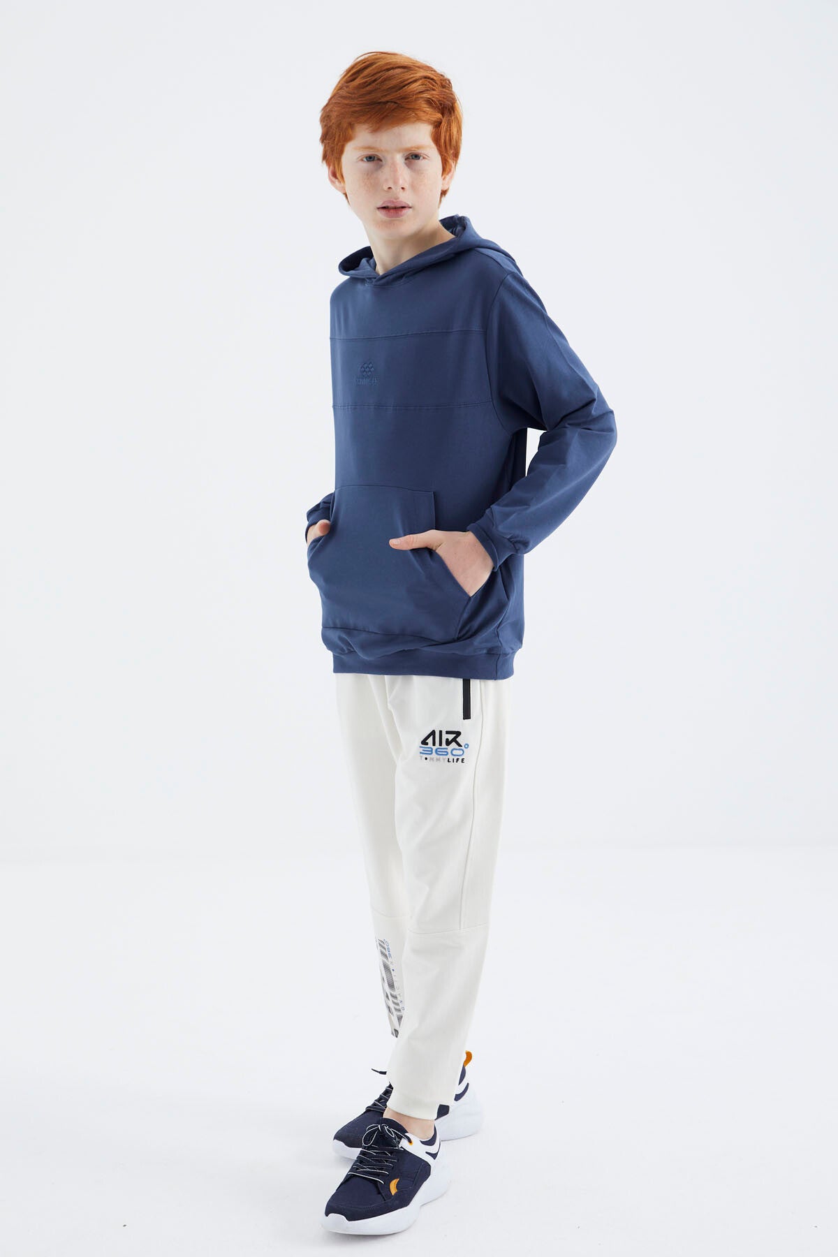 Parlament Kapüşonlu Basic Erkek Çocuk Sweatshirt - 11181