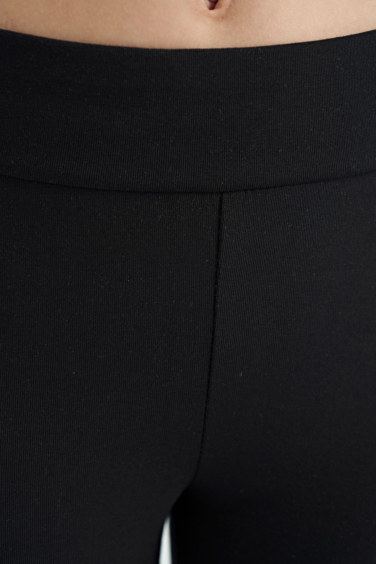 Pembe - Siyah Yazı Baskılı Oversize Kız Çocuk Crop Tayt Takım - 75133