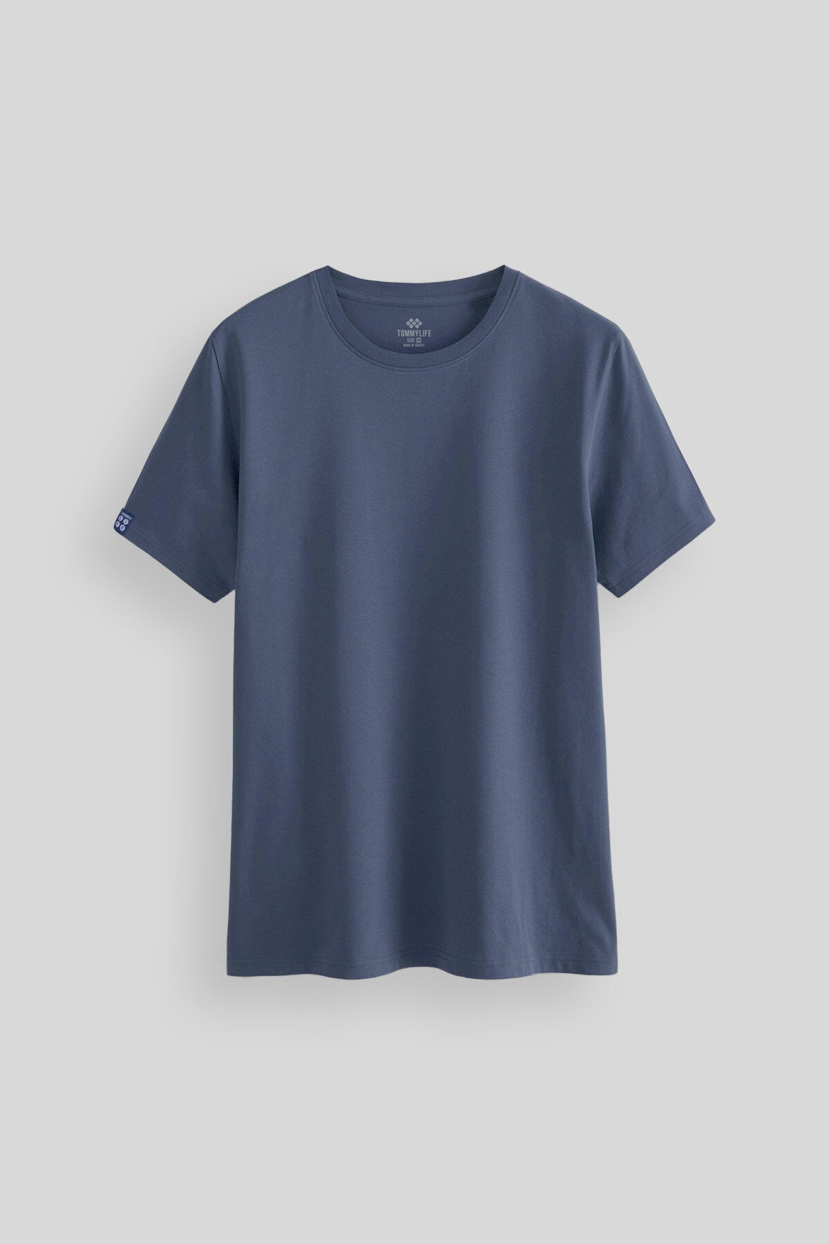 Petrol Erkek Basic Kısa Kol Standart Kalıp O Yaka T-shirt - 87911