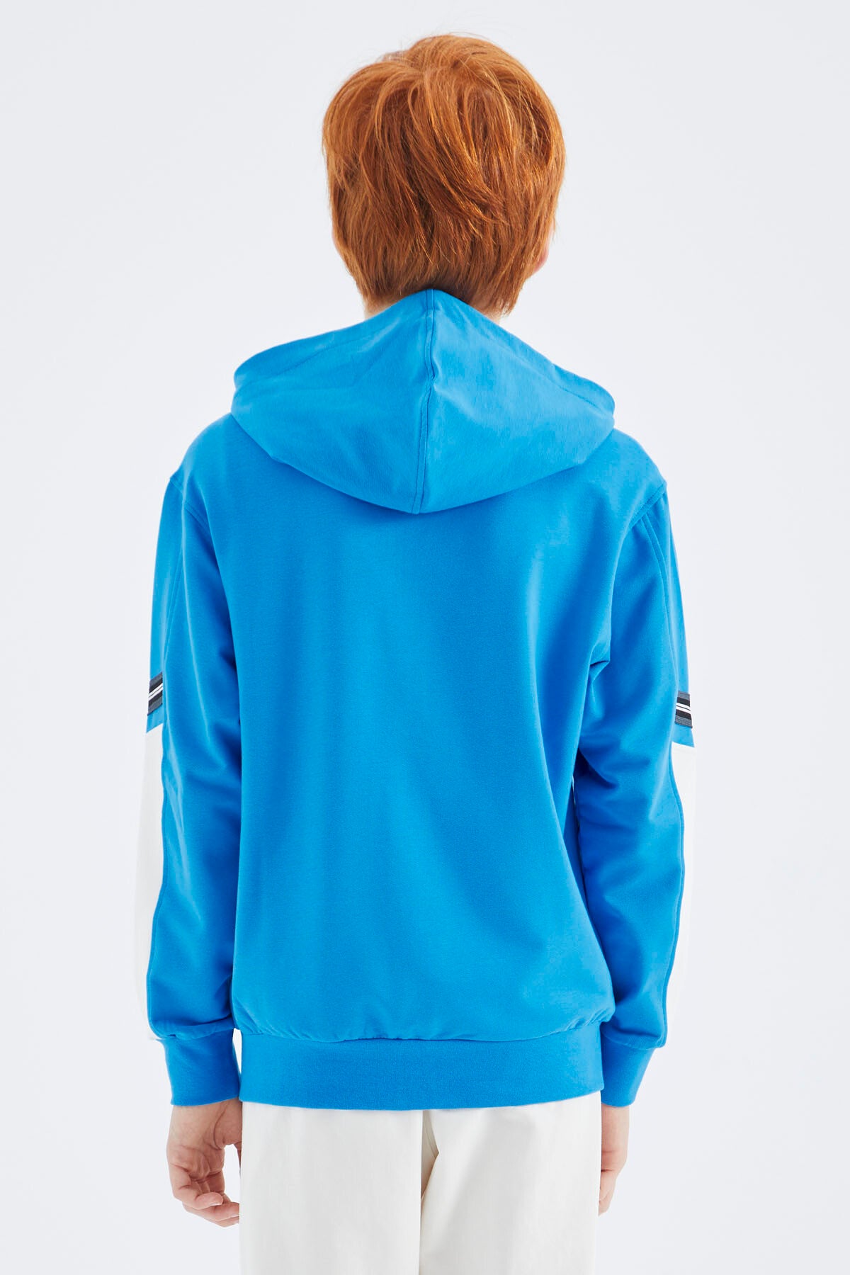 Saks Fermuarlı Erkek Çocuk Sweatshirt - 11180