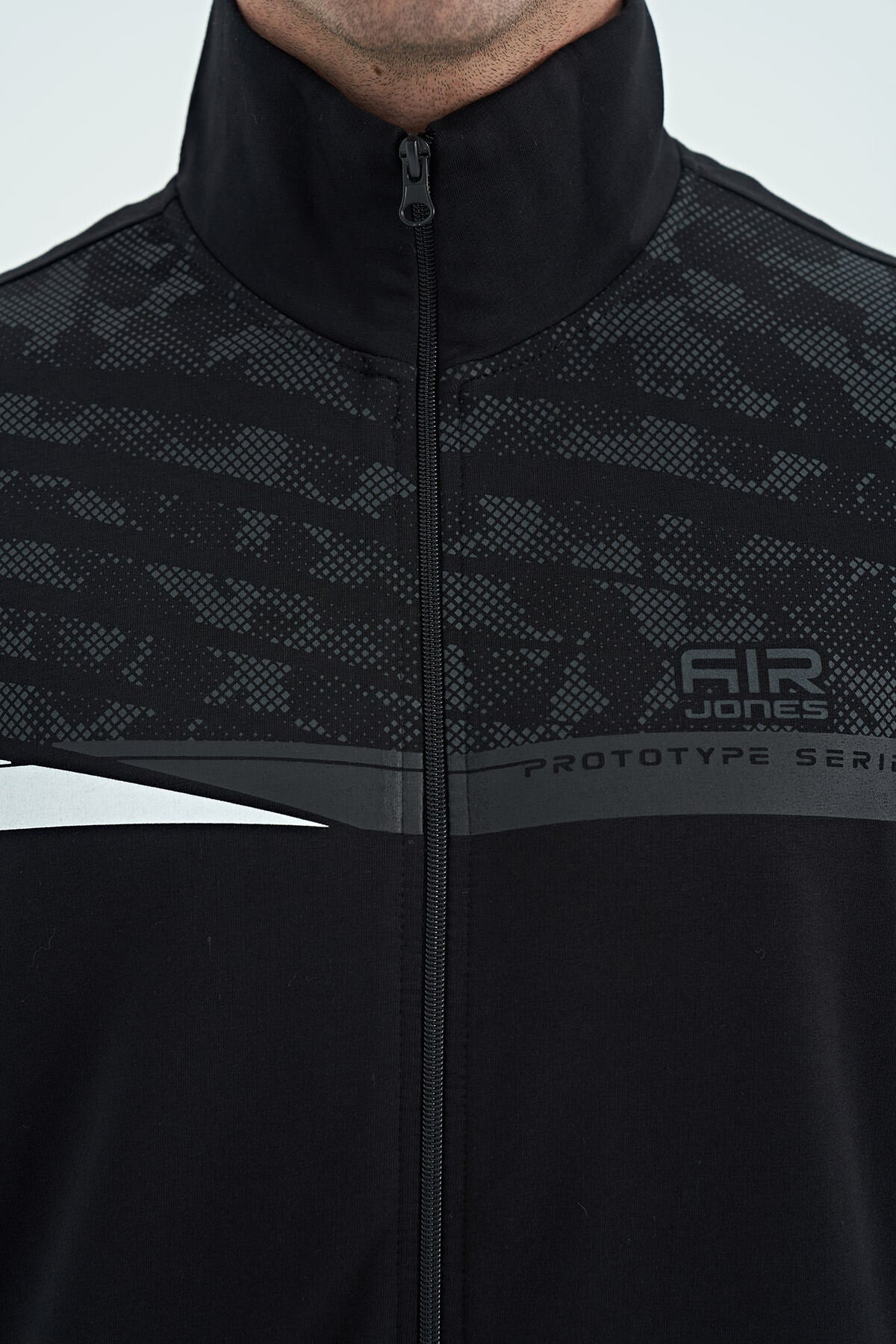 Harry Siyah Standart Kalıp Erkek Eşofman Takım - 85197