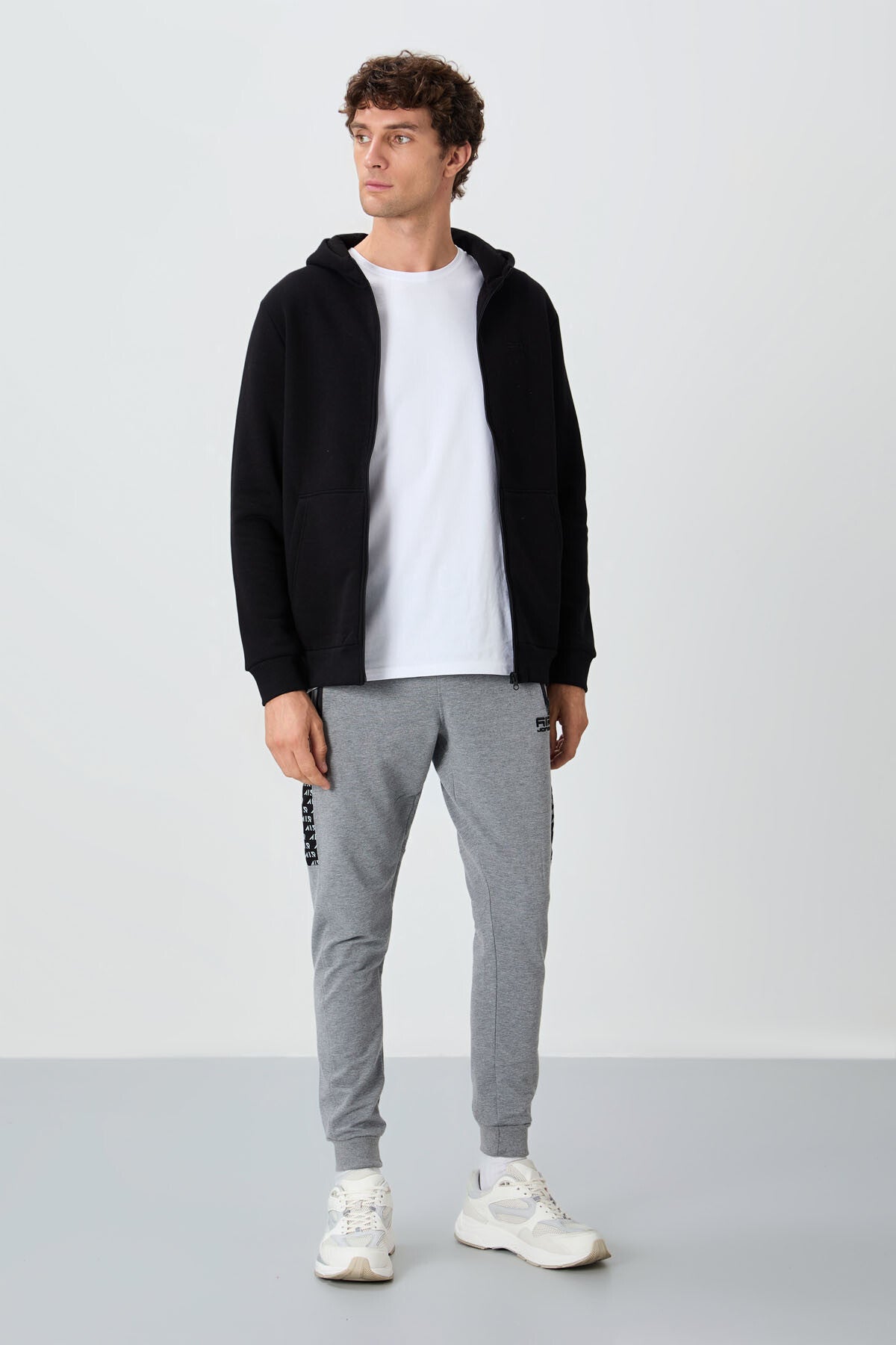 Hector Siyah Şardonlu Erkek Sweatshirt - 88139