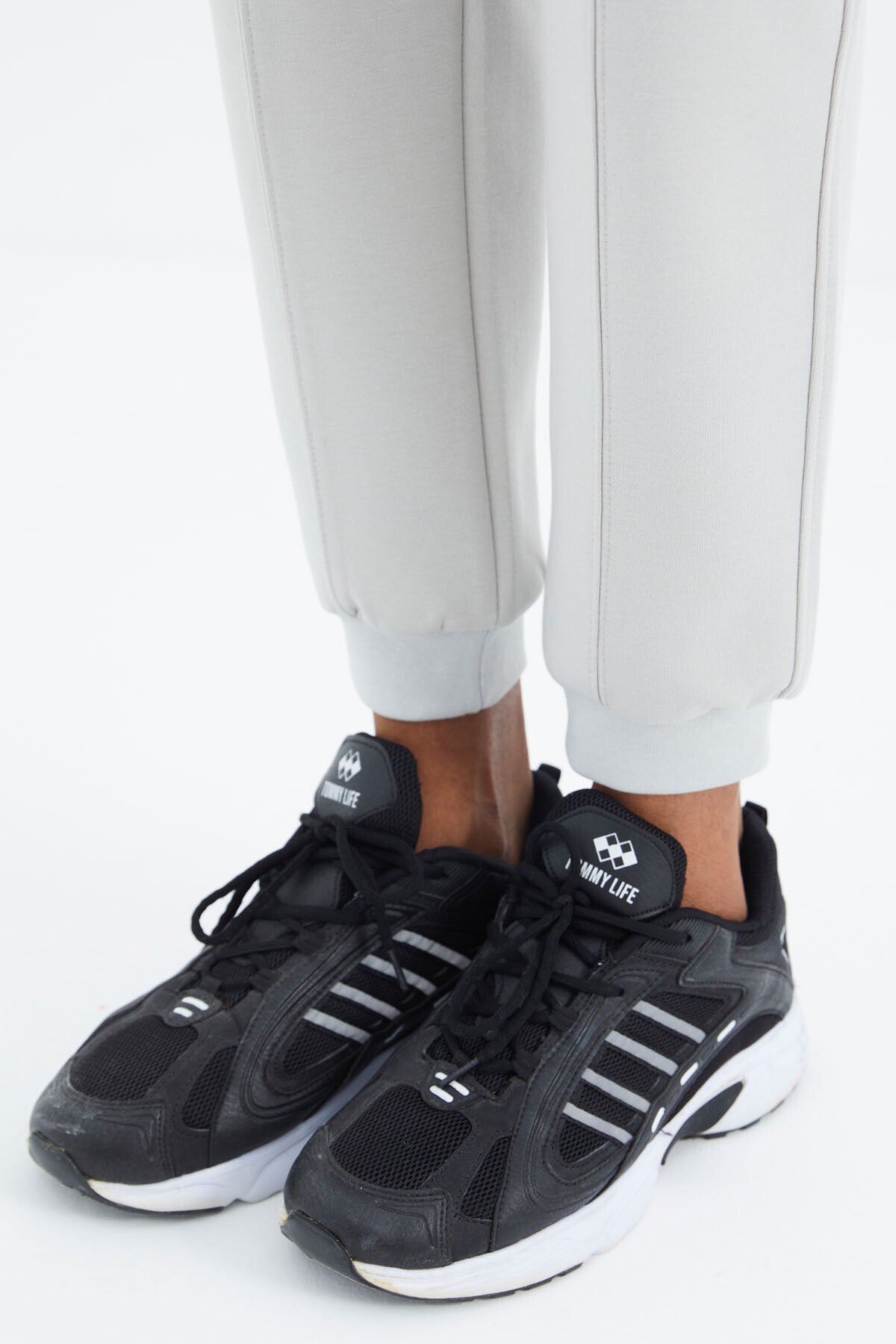 Taş Bağcıklı Ön Dikiş Detaylı Standart Kalıp Erkek Eşofman Alt - 84994