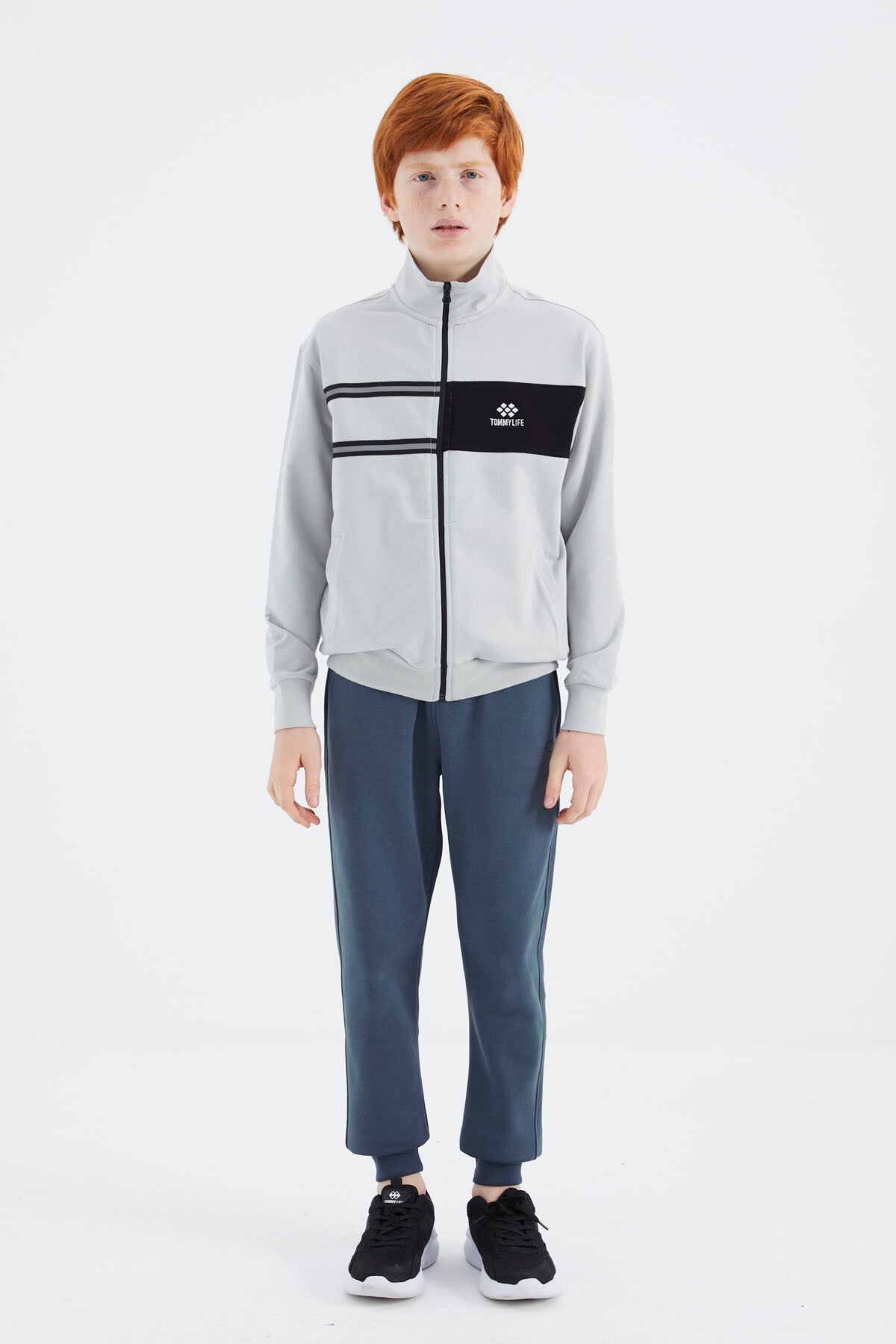 Taş Dik Yaka Erkek Çocuk Sweatshirt - 11183