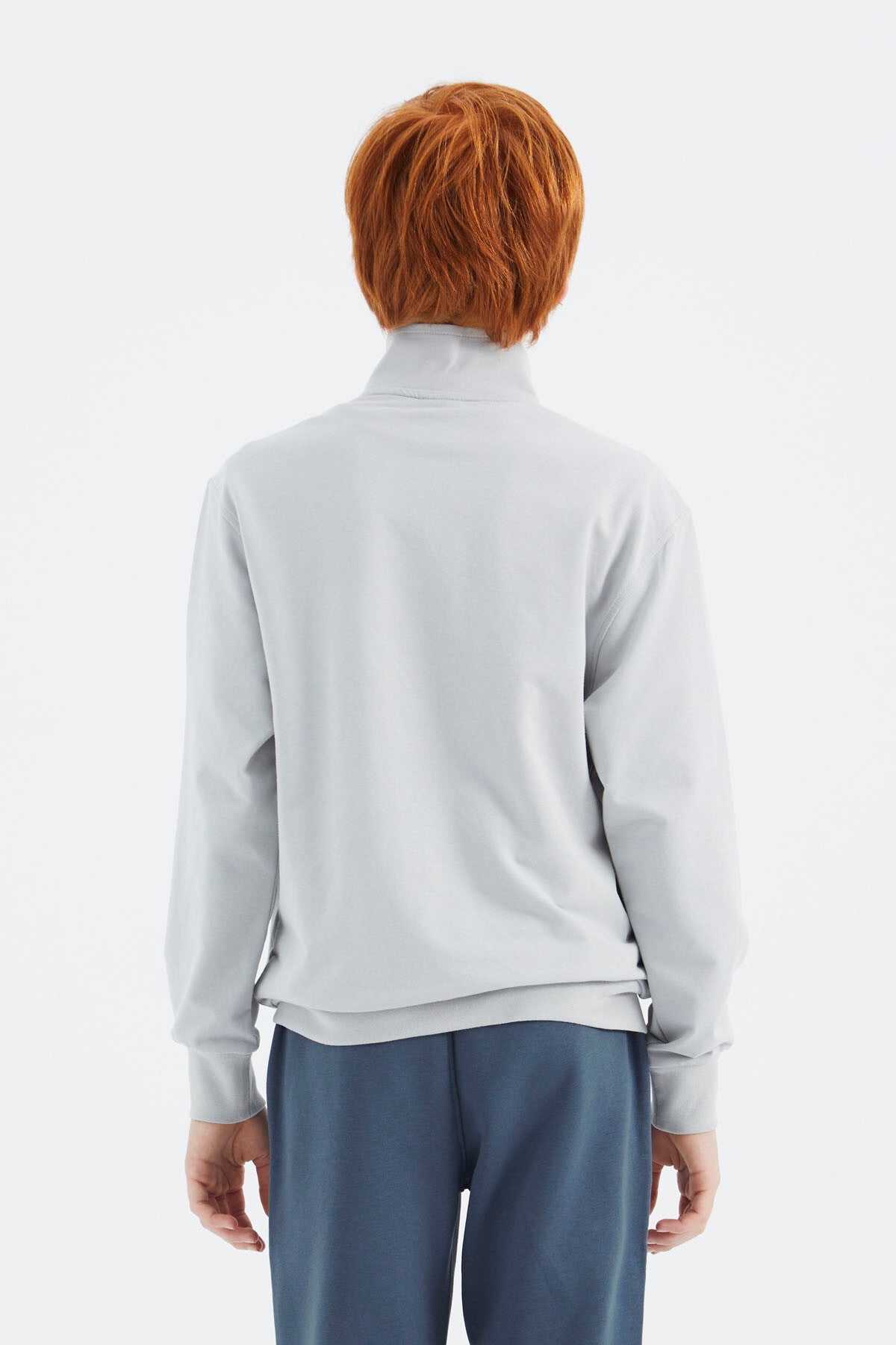 Taş Dik Yaka Erkek Çocuk Sweatshirt - 11183