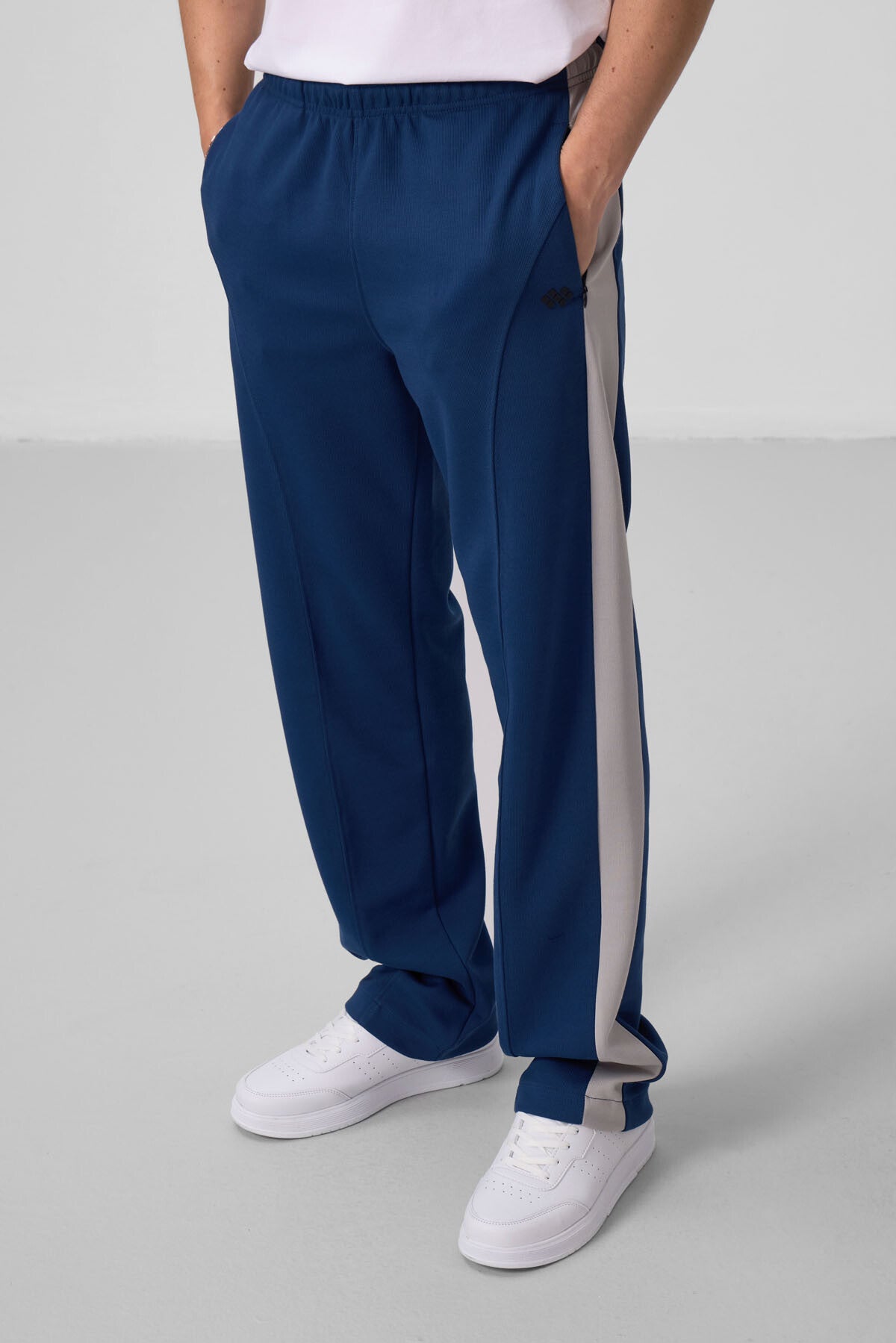 Parlament Yüzeyi Dokulu Standart Fit Palazzo Erkek Pantolon - 82171