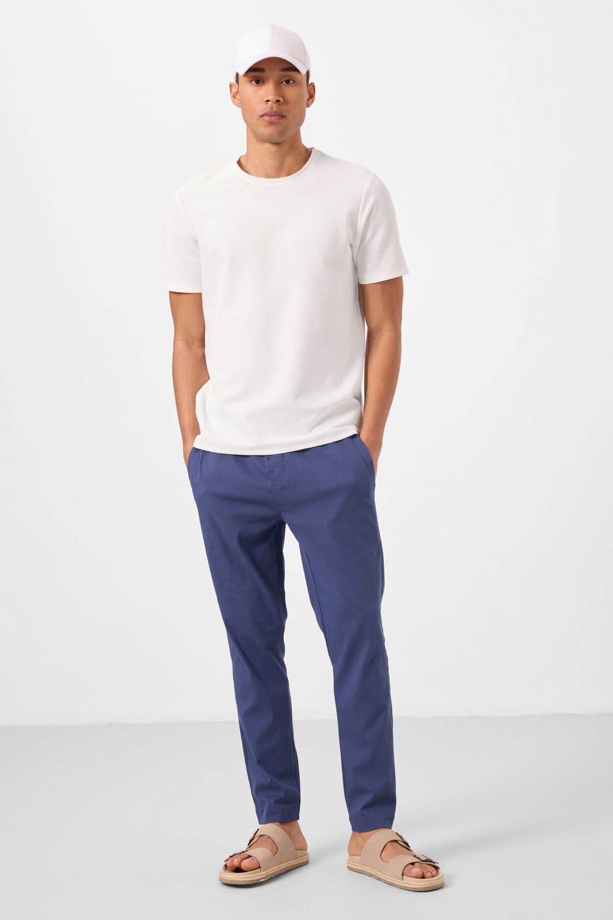 Parlament Standart Fit Dokuma Hafif Esnek Chino Erkek Pantolon - 82179