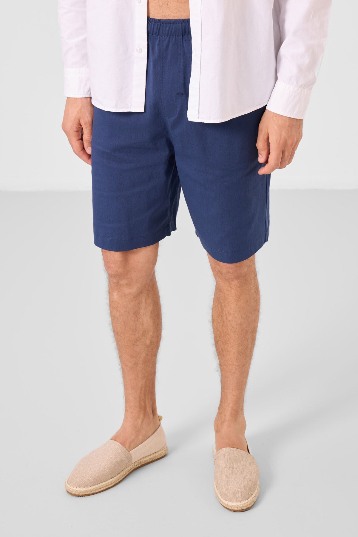 Parlament Standart Fit Dokuma Hafif Esnek Chino Erkek Şort - 81291