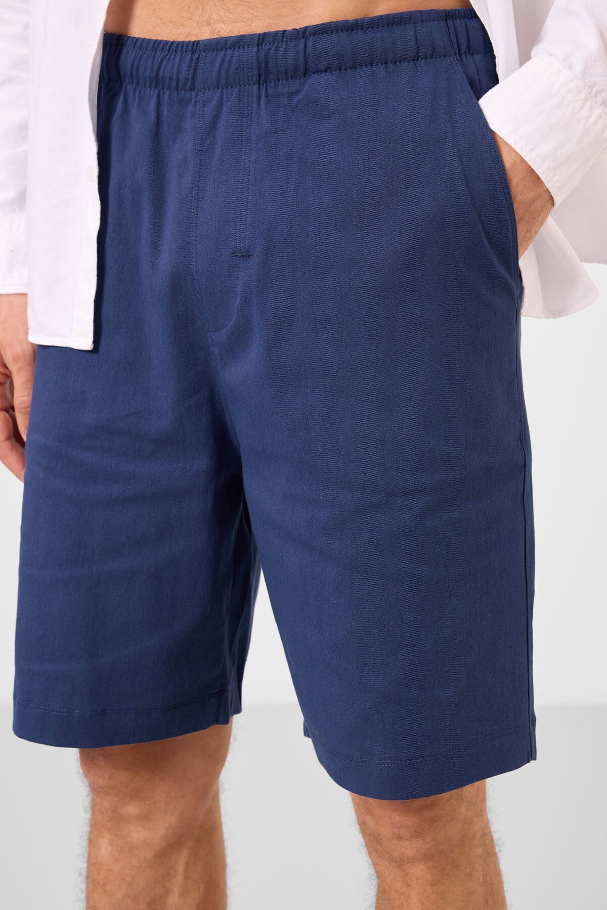 Parlament Standart Fit Dokuma Hafif Esnek Chino Erkek Şort - 81291