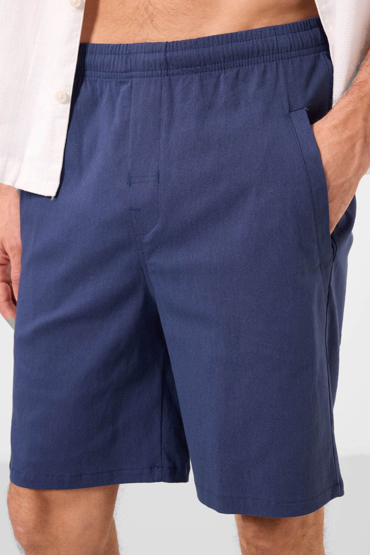 Parlament Standart Fit Dokuma Hafif Esnek Chino Erkek Şort - 81292