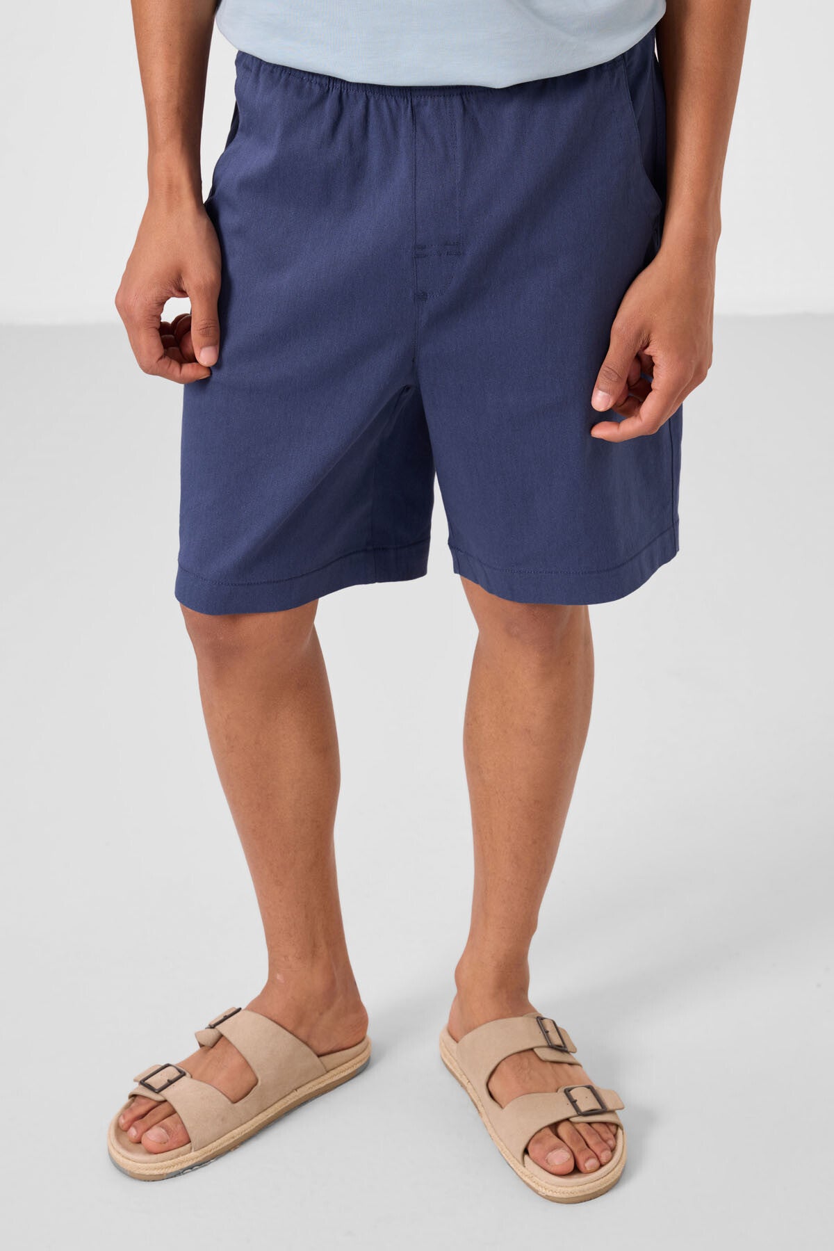 Parlament Standart Fit Dokuma Hafif Esnek Chino Erkek Şort - 81293