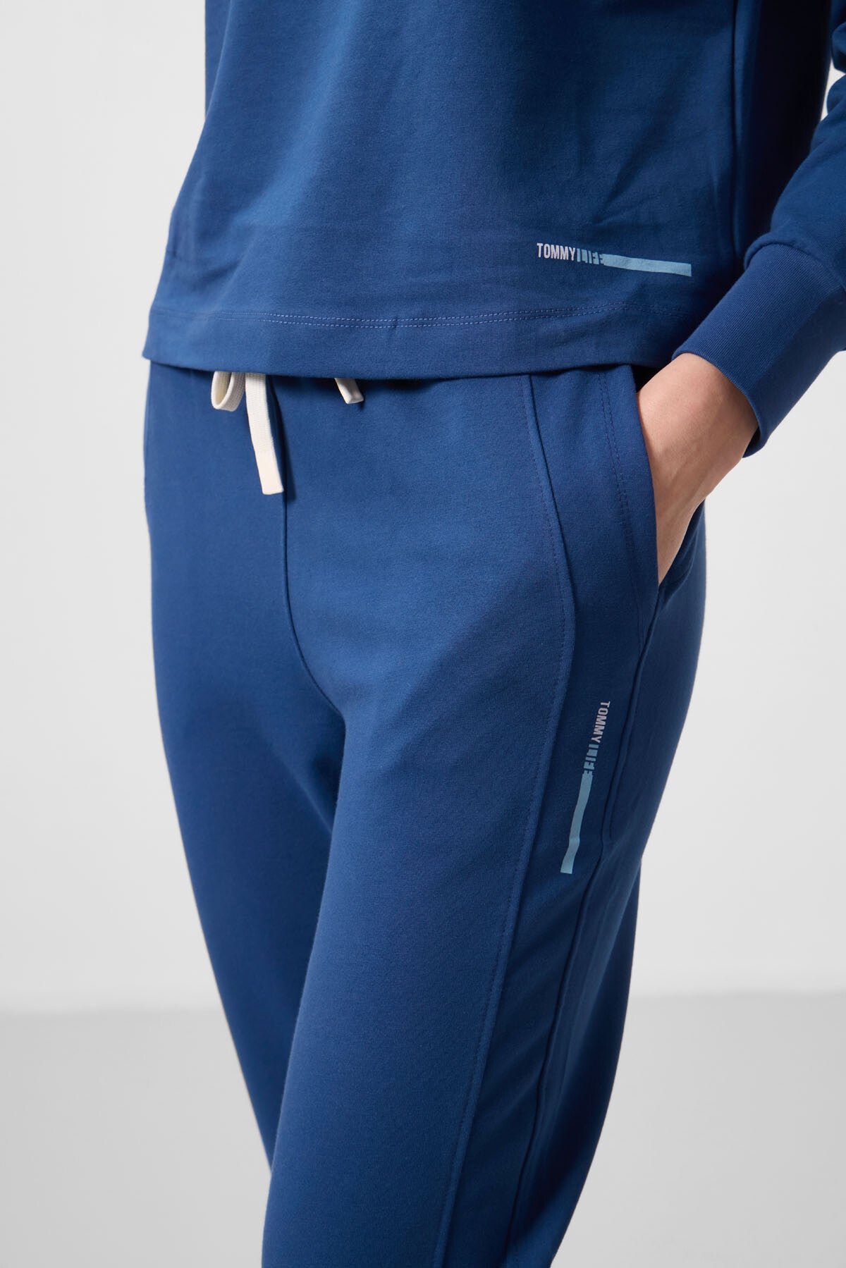 Parlament Kapüşonlu Oversize Kadın Eşofman Takım - 95336