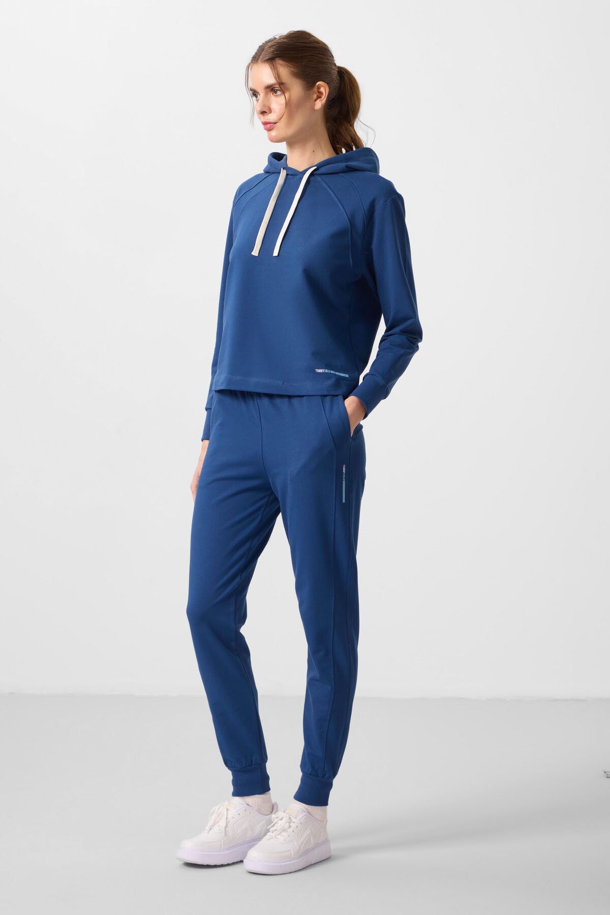 Parlament Kapüşonlu Oversize Kadın Eşofman Takım - 95336