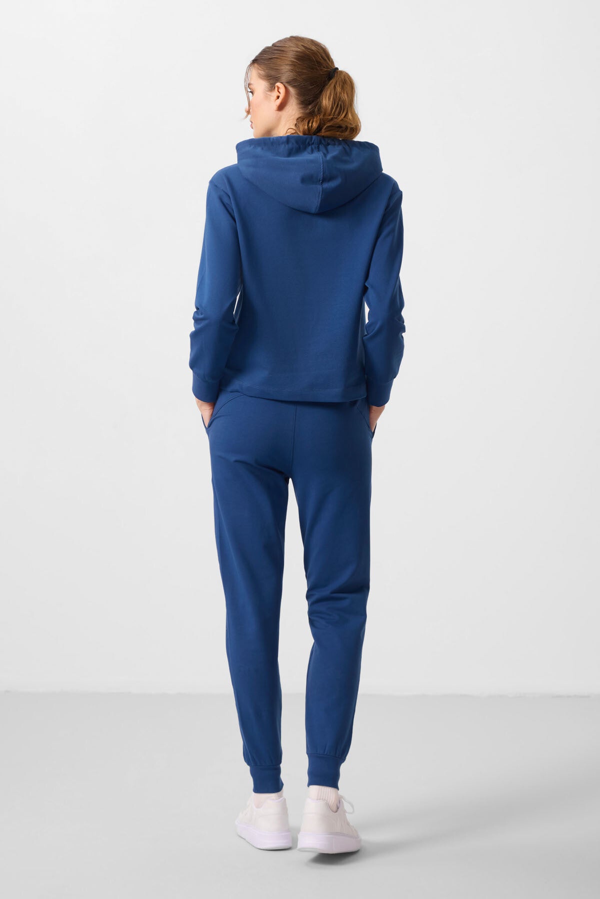 Parlament Kapüşonlu Oversize Kadın Eşofman Takım - 95336